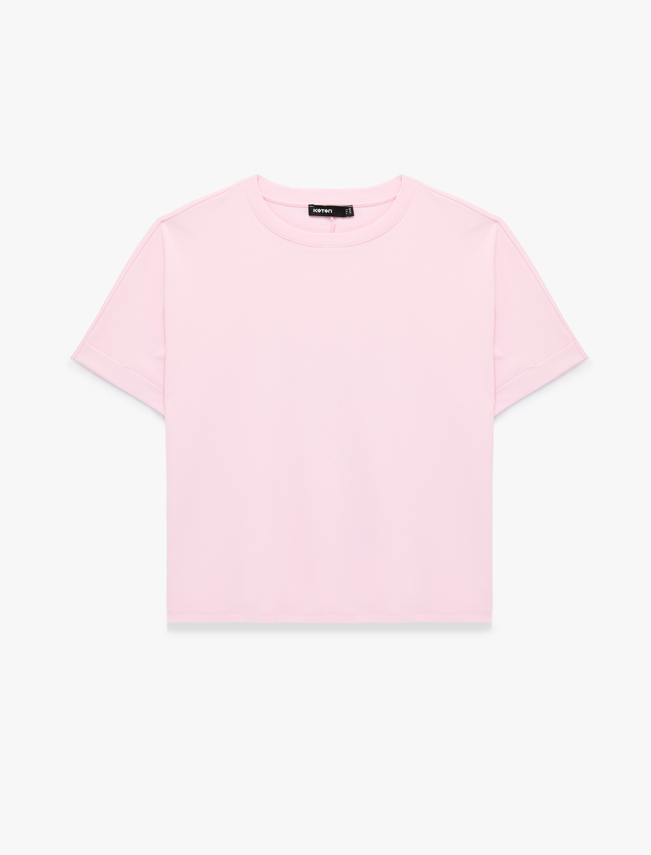   Pamuklu Regular Fit Kısa Kollu Bisiklet Yaka Basic Tişört