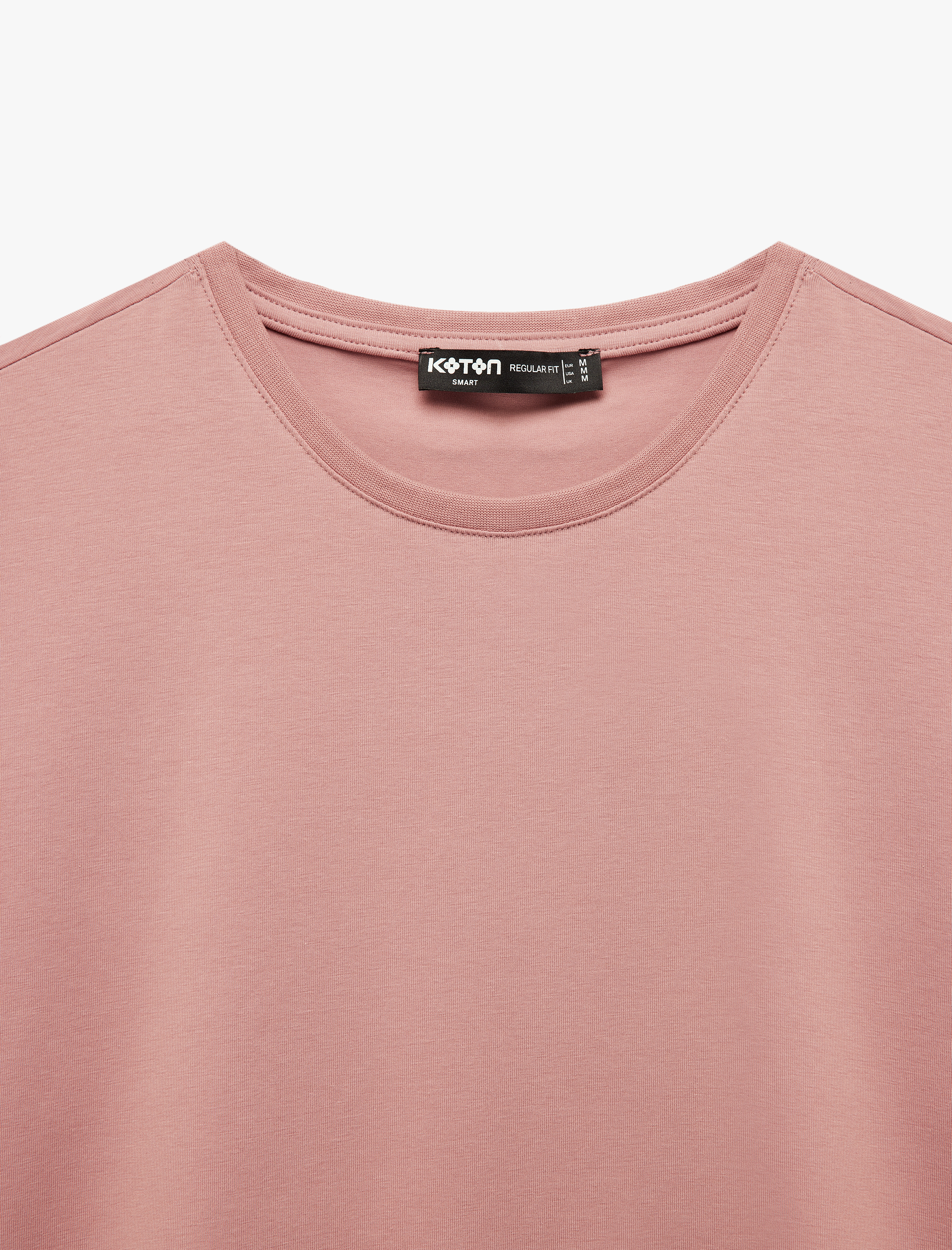   Pamuklu Regular Fit Bisiklet Yaka Kısa Kollu Basic Tişört