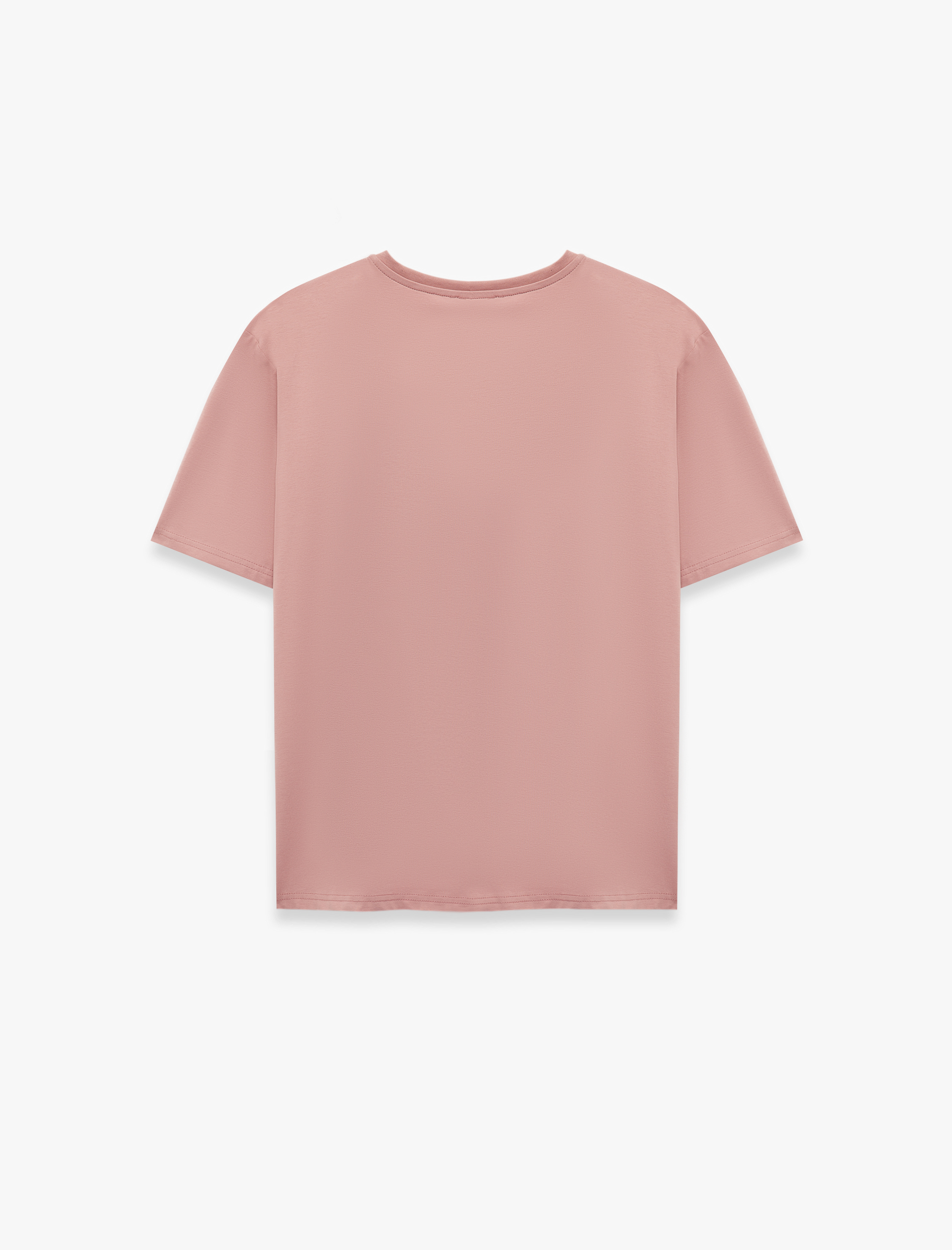   Pamuklu Regular Fit Bisiklet Yaka Kısa Kollu Basic Tişört