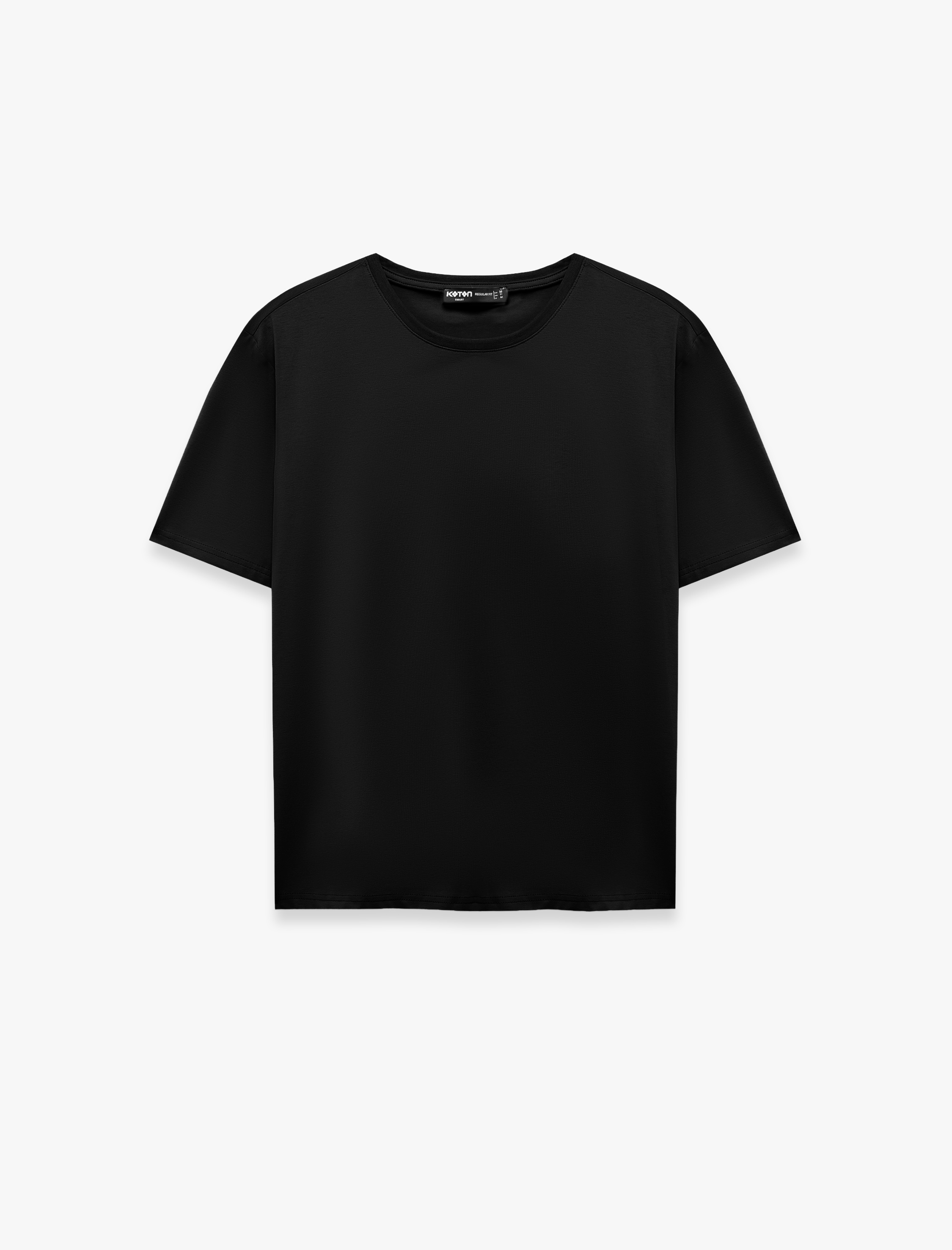   Pamuklu Regular Fit Bisiklet Yaka Kısa Kollu Basic Tişört