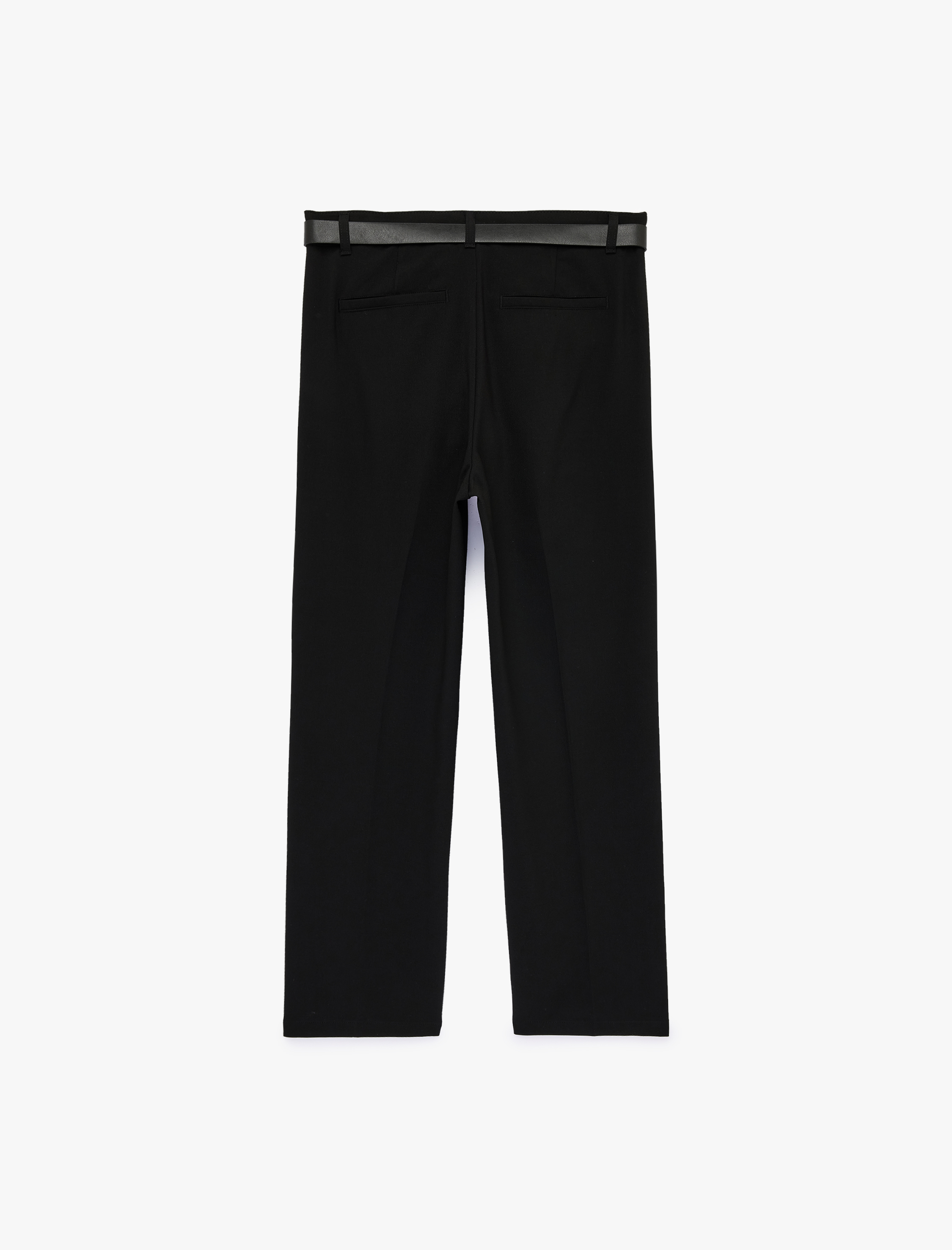   Regular Fit Viskon Karışımlı Cepli Pileli Chino Pantolon