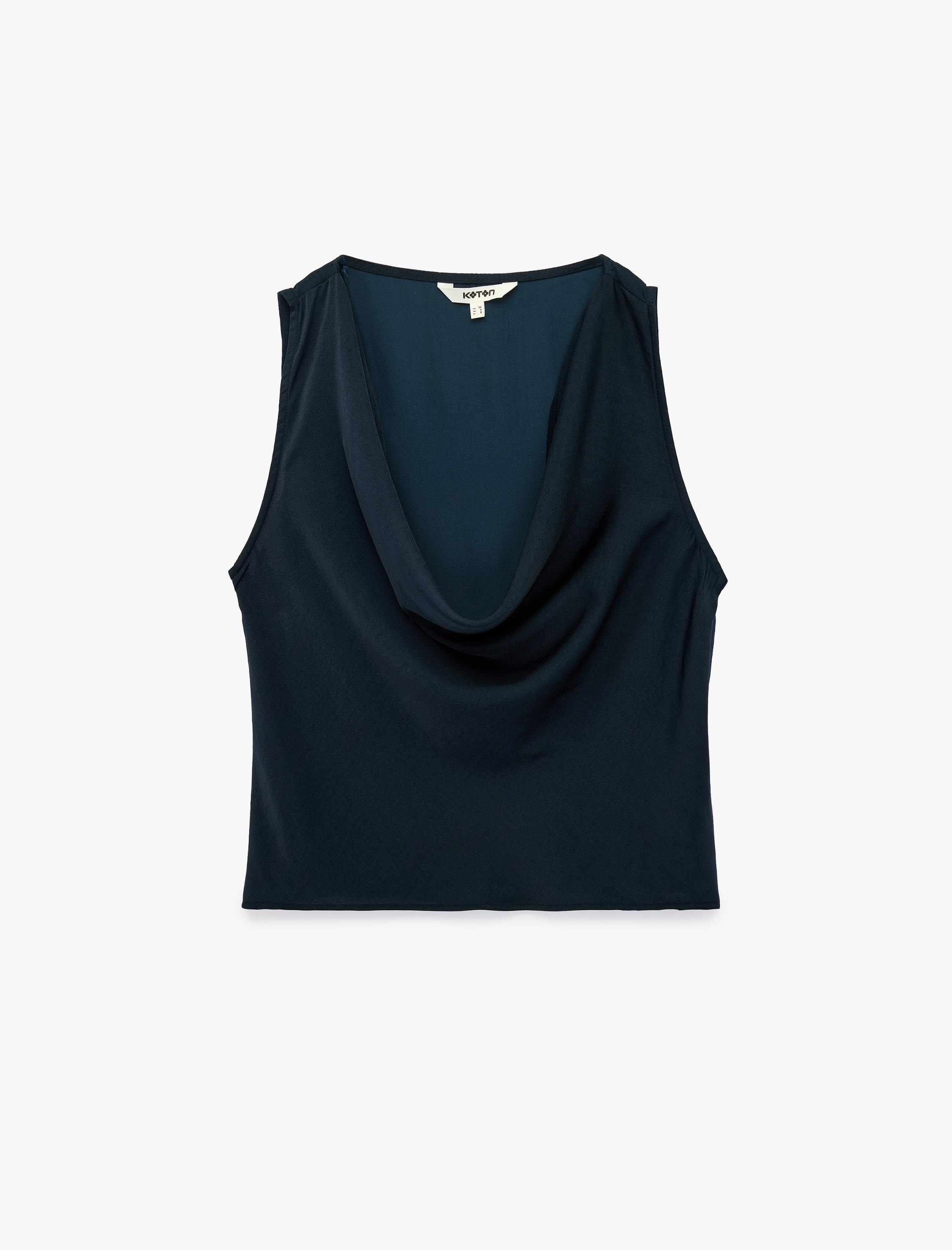   Kolsuz Degaje Yaka Saten Bluz