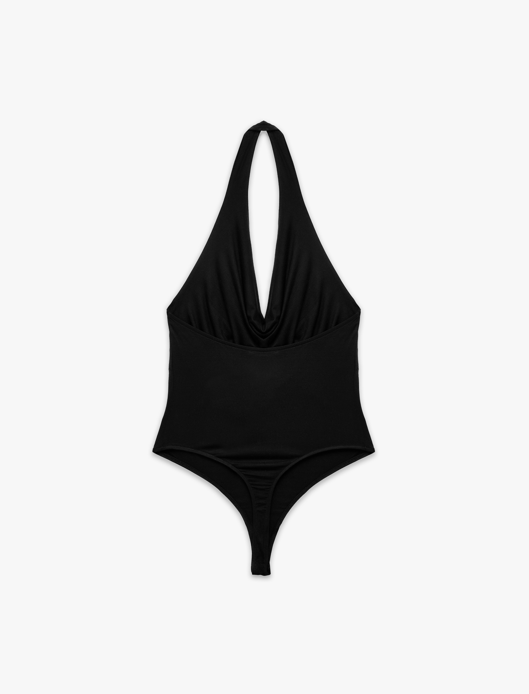   Sırt Dekolteli Degaje Yaka Bodysuit