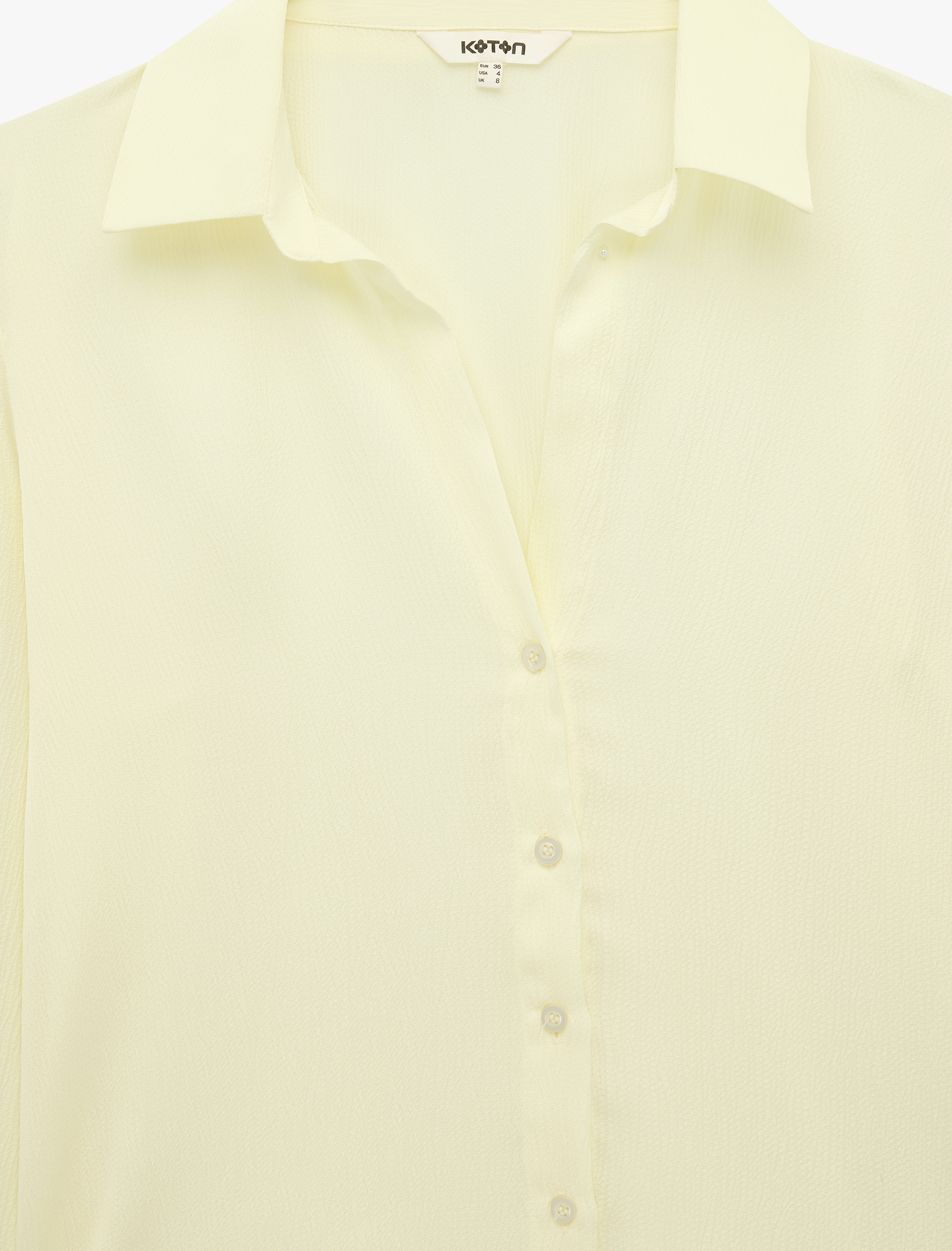   Regular Fit Uzun Kollu Klasik Yaka Saten Gömlek