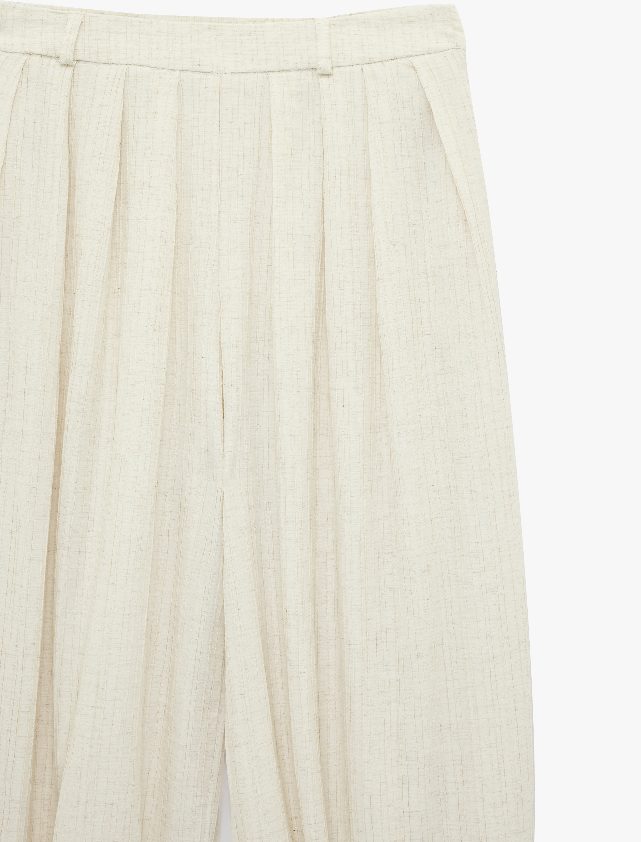   Dokulu Dökümlü Kumaş Cepli Pileli Harem Pantolon