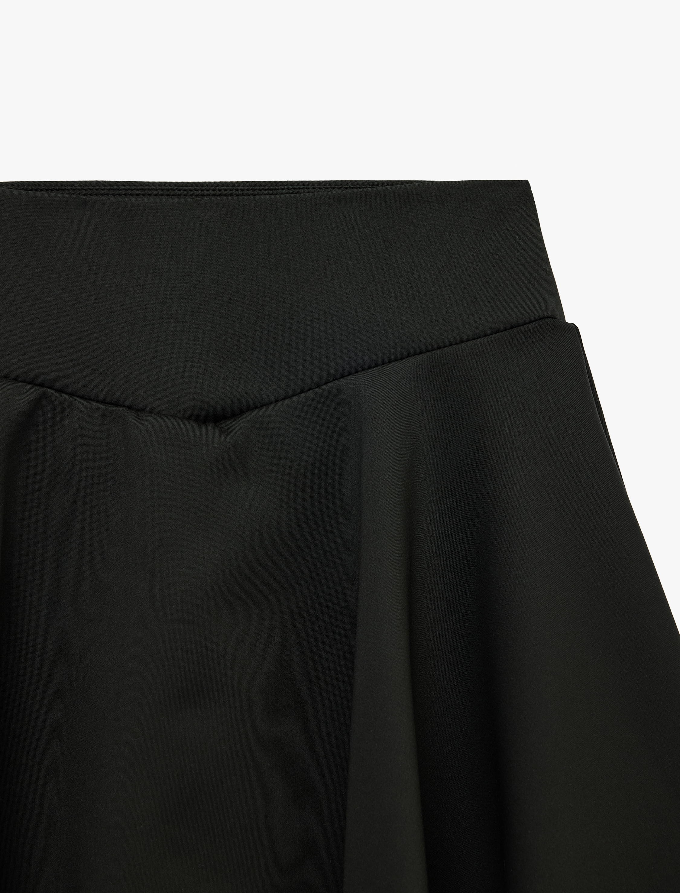   Yüksek Bel Rahat Kalıp Mini Spor Şort Etek