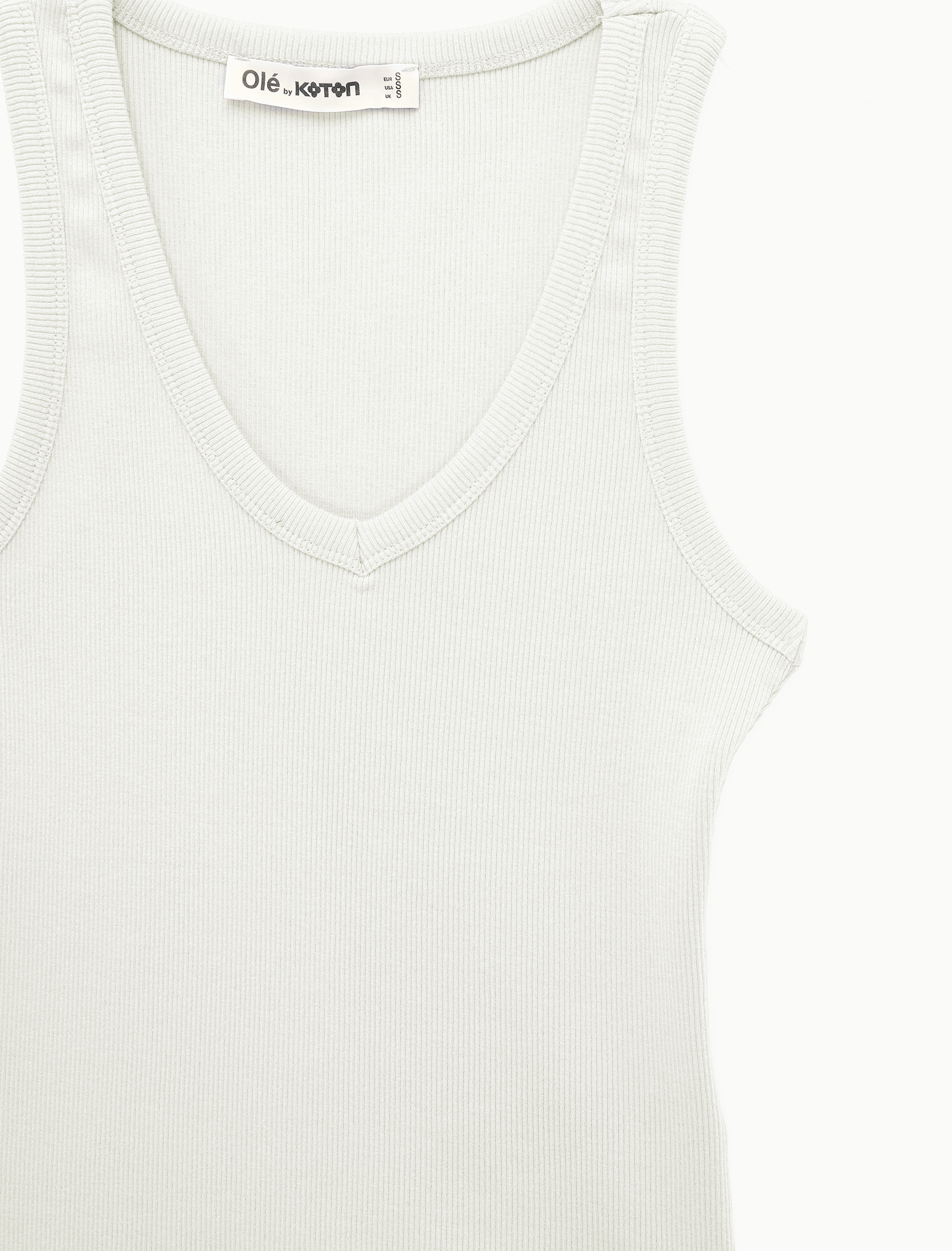   Kaşkorse Modal Karışımlı V Yaka Kolsuz Slim Fit Atlet