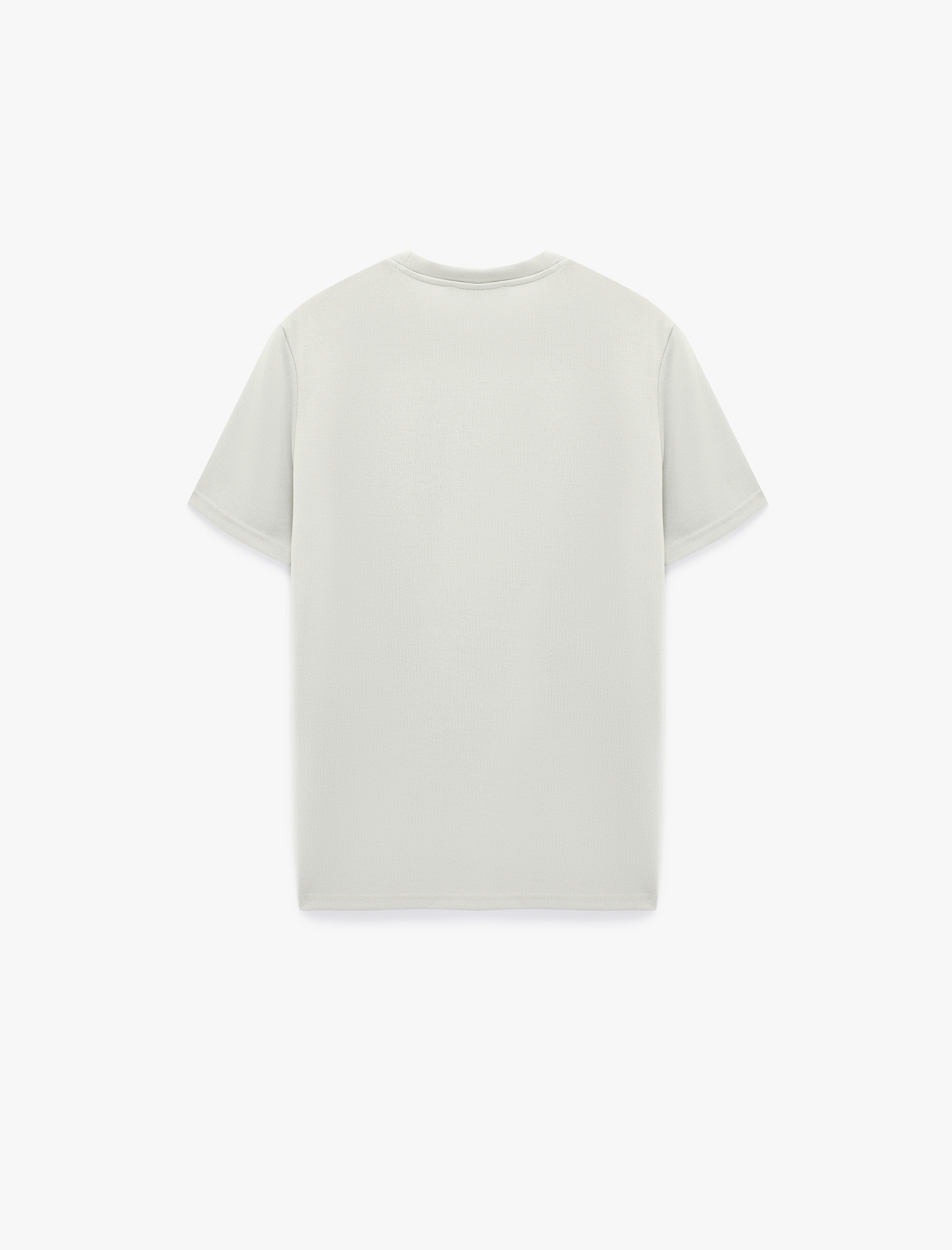   Bisiklet Yaka Viskon Karışımlı Kısa Kollu Basic Slim Fit Tişört