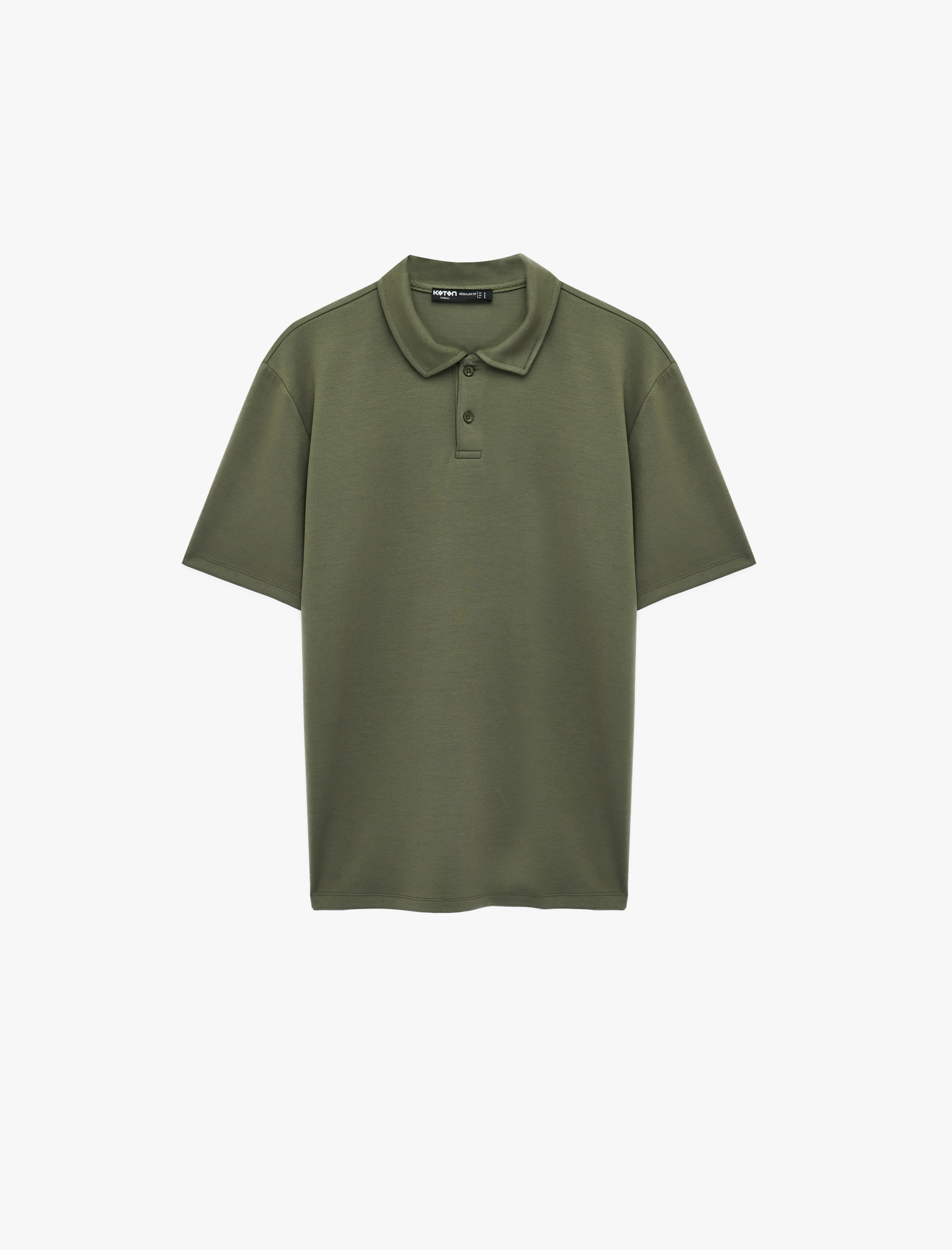   Kısa Kollu Regular Fit Düğmeli Polo Yaka Tişört