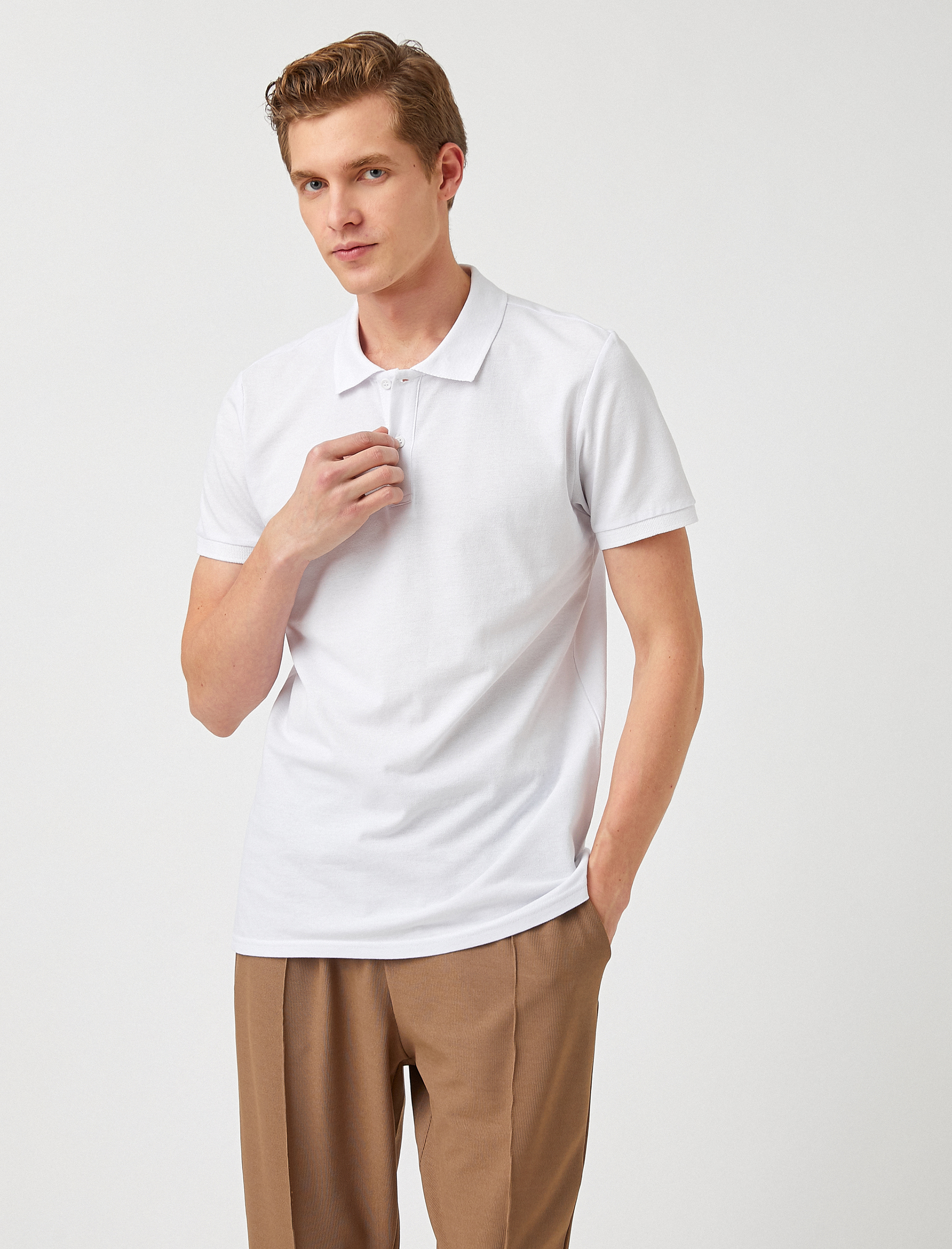   Basic Polo Yaka Tişört
