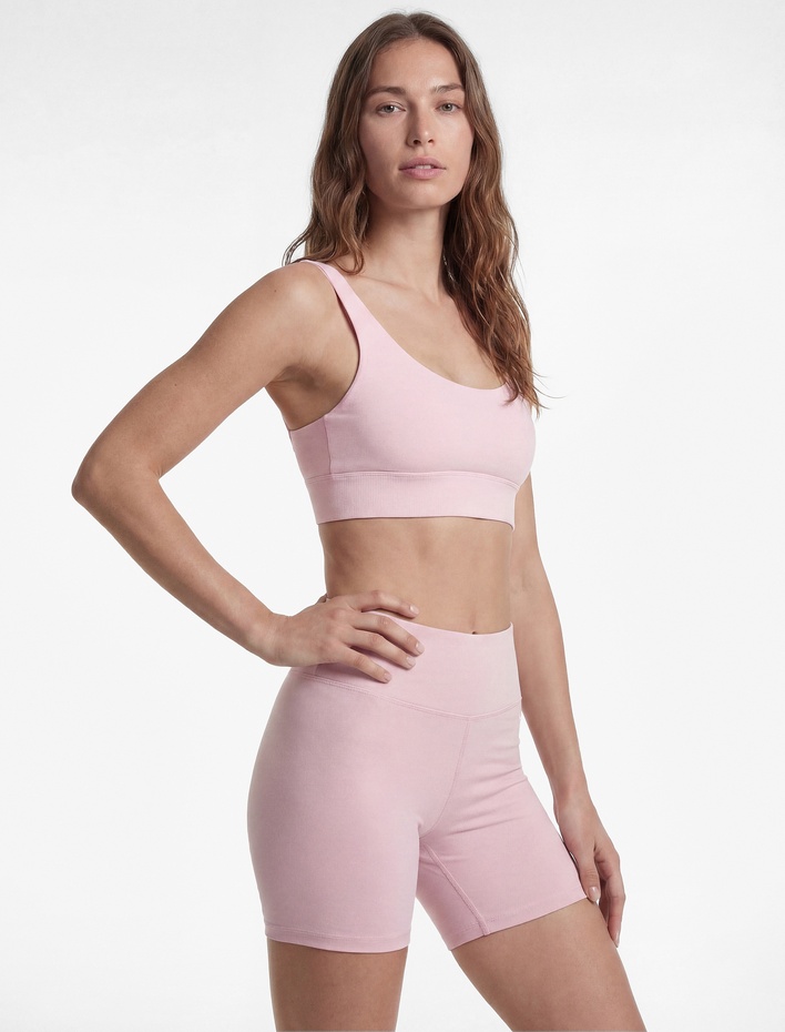  Slim Fit Kolsuz U Yaka Sırt Detaylı Sporcu Sütyeni
