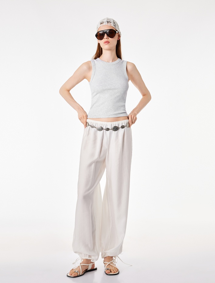  Kaşkorse Bisiklet Yaka Kolsuz Slim Fit Atlet