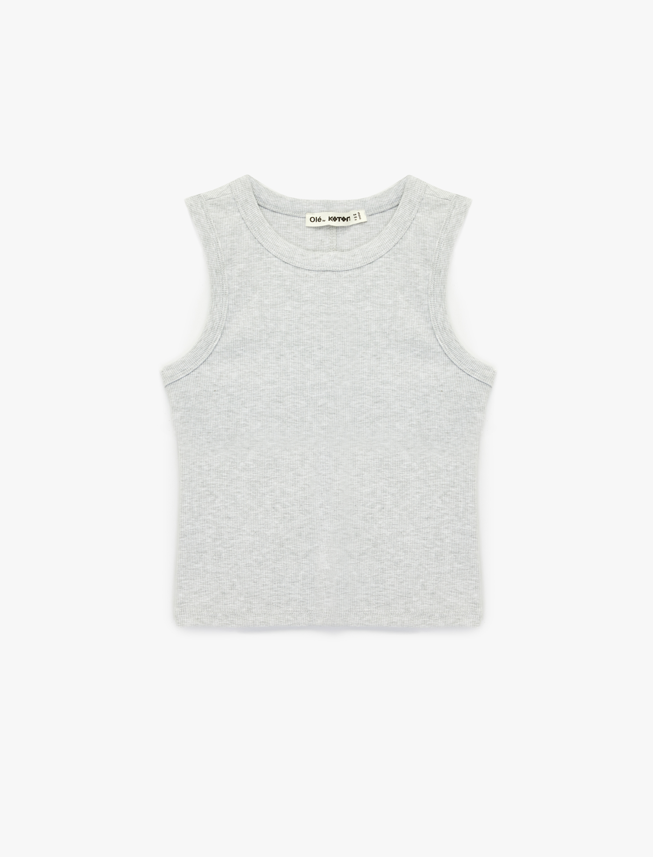   Kaşkorse Bisiklet Yaka Kolsuz Slim Fit Atlet