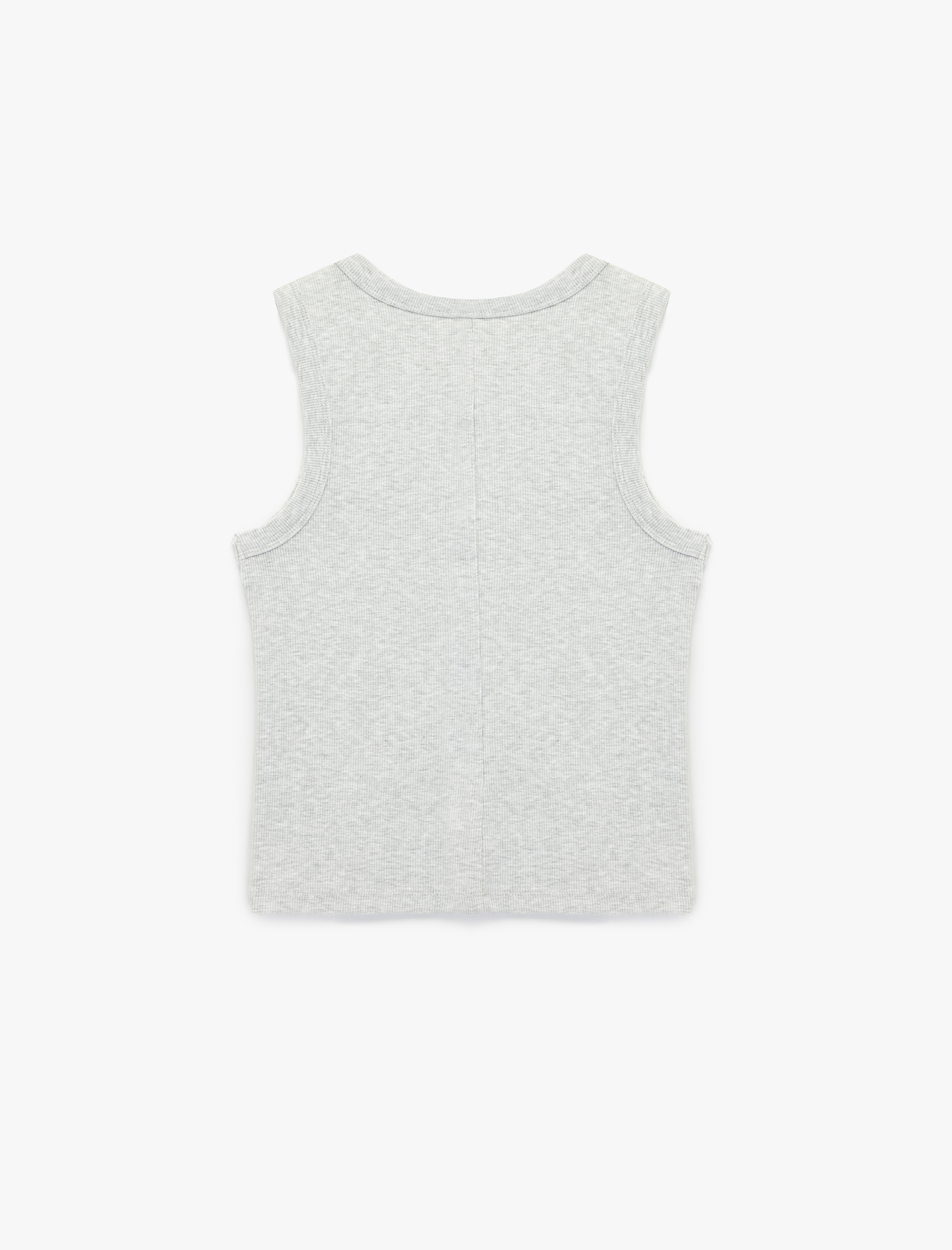   Kaşkorse Bisiklet Yaka Kolsuz Slim Fit Atlet