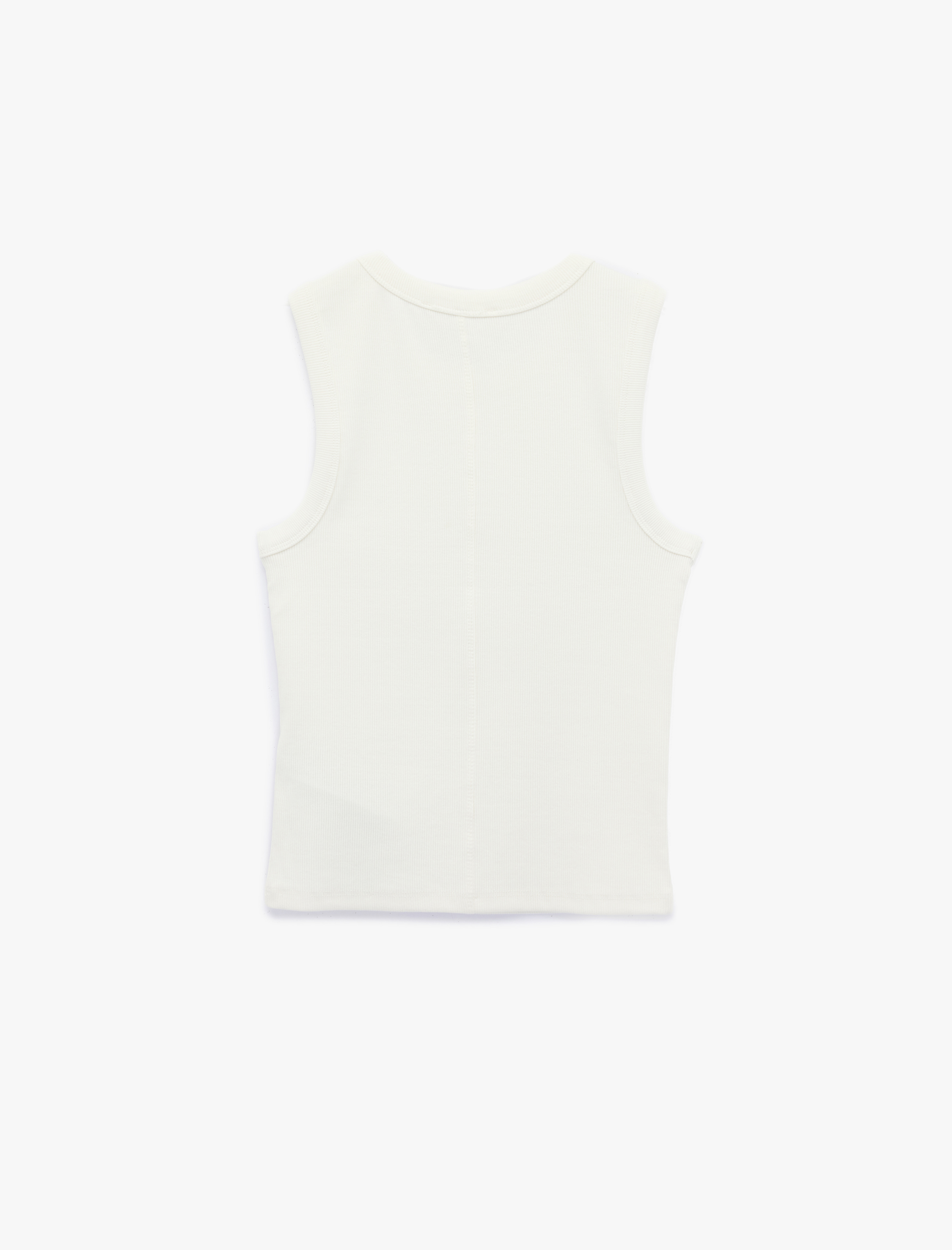   Kaşkorse Bisiklet Yaka Kolsuz Slim Fit Atlet