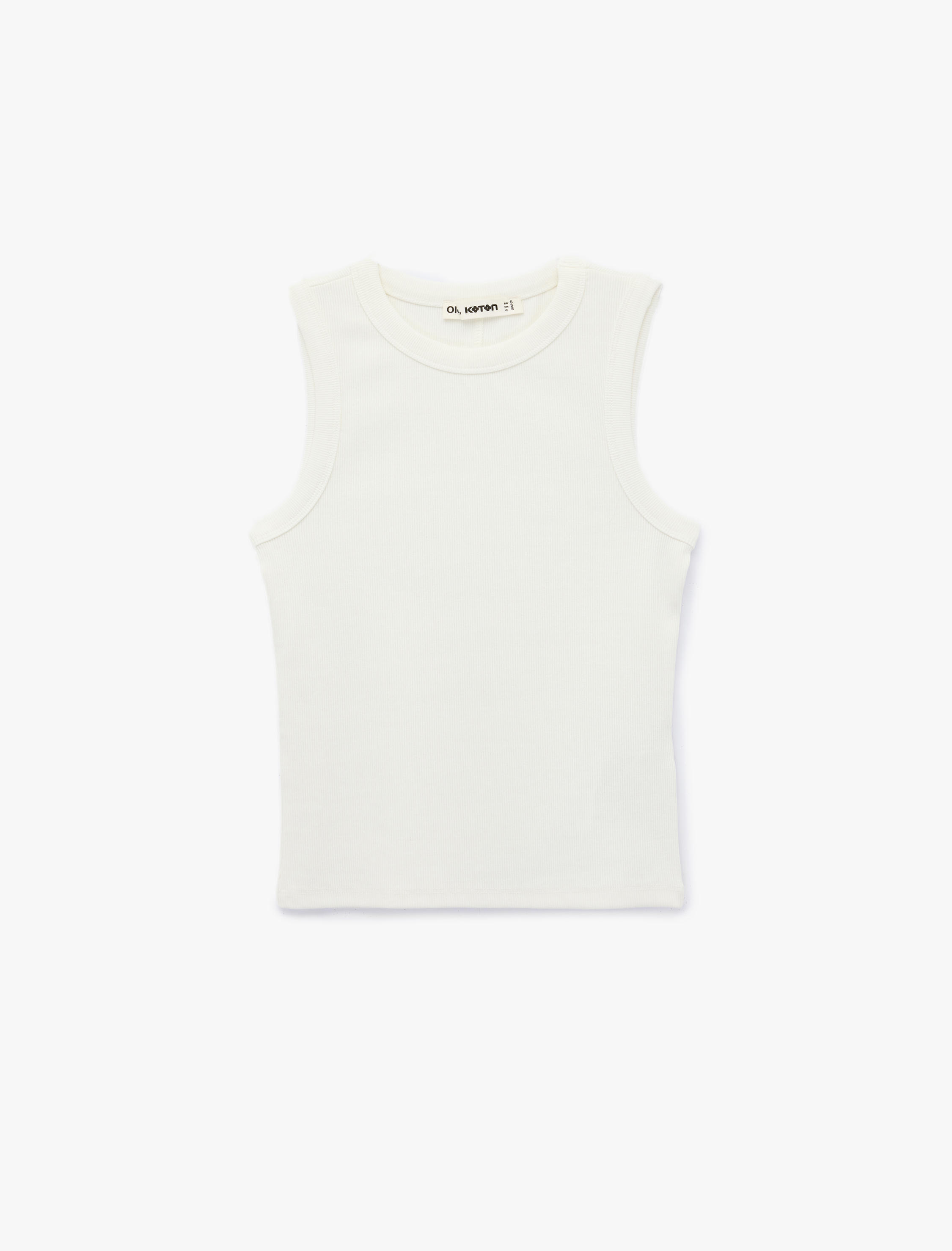   Kaşkorse Bisiklet Yaka Kolsuz Slim Fit Atlet