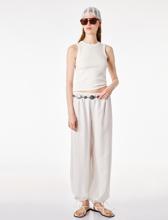  Kaşkorse Bisiklet Yaka Kolsuz Slim Fit Atlet