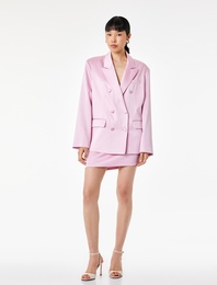 Saten A Kesim Mini Etek