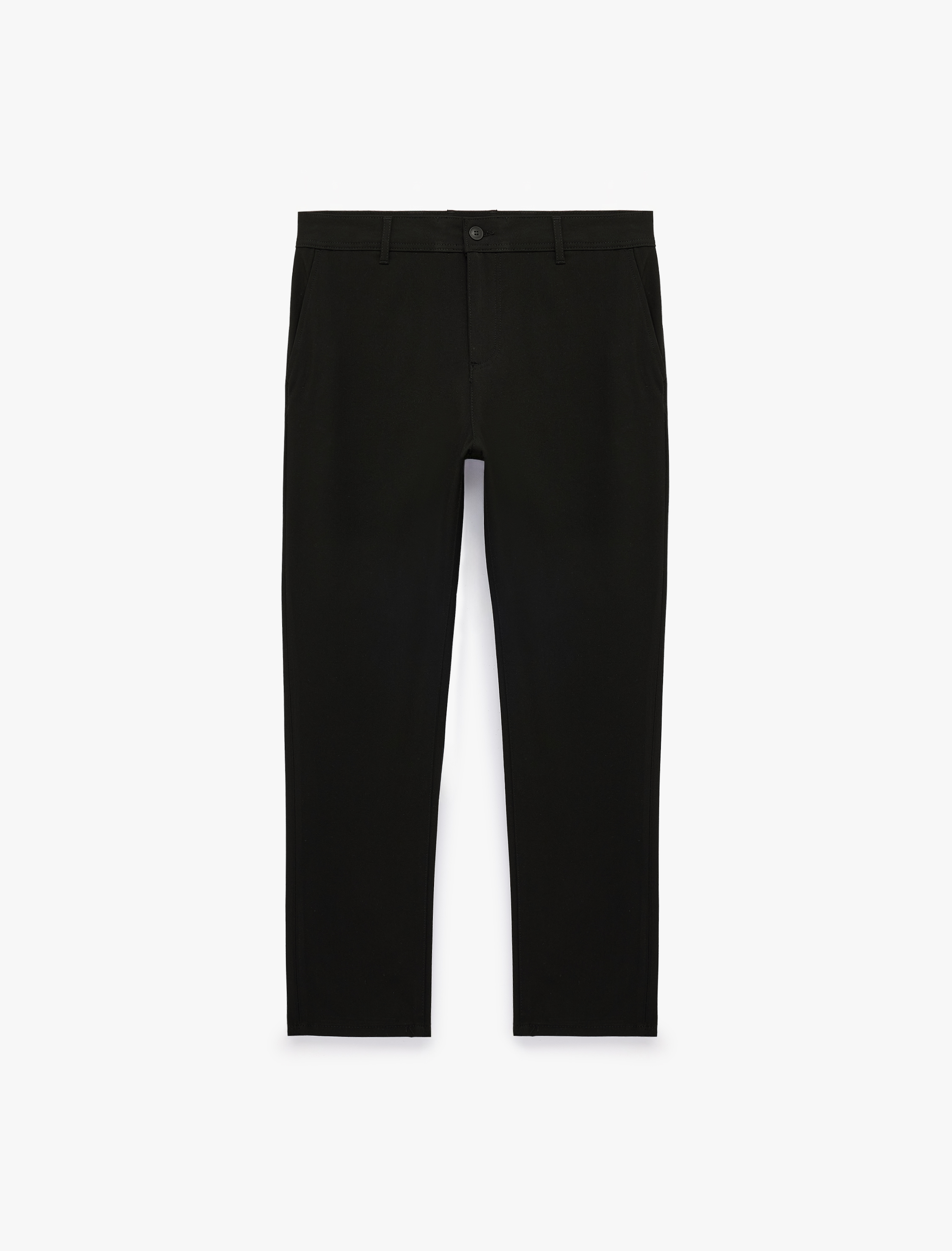   Viskon Karışımlı Cepli Slim Fit Kumaş Pantolon