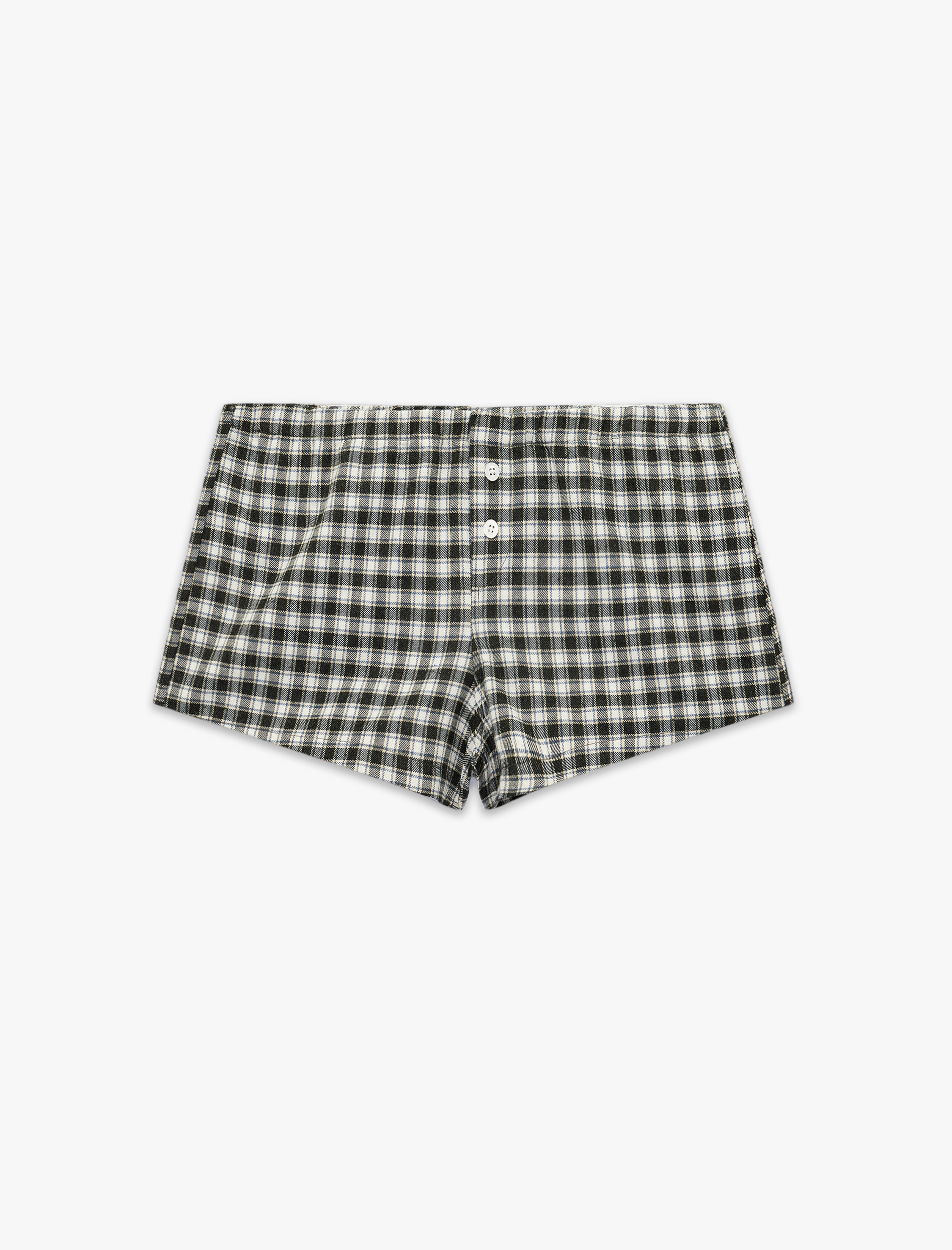   Beli Lastikli Rahat Kesim Düğme Detaylı Şort Pijama Altı