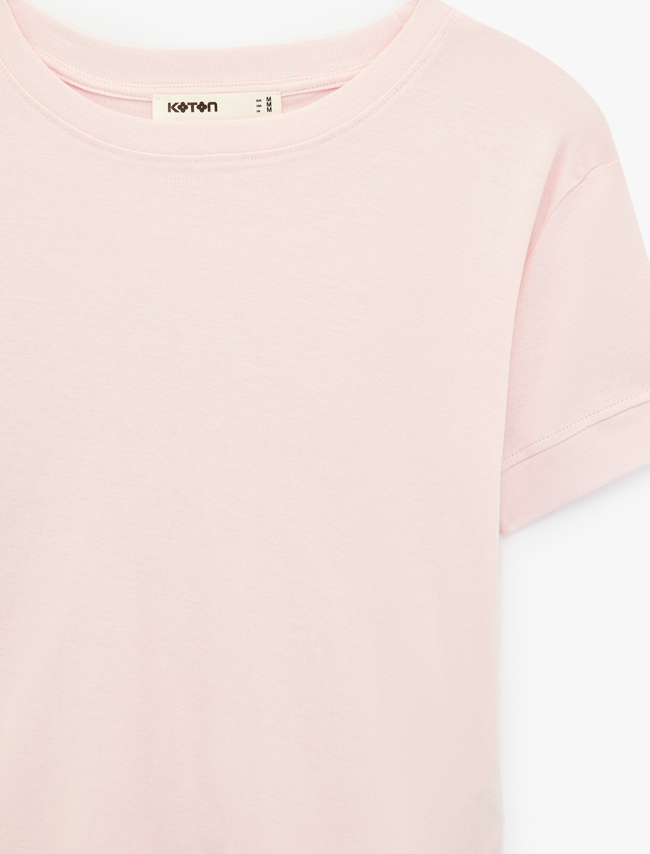   Slim Fit Kısa Kollu Bisiklet Yaka Basic Tişört
