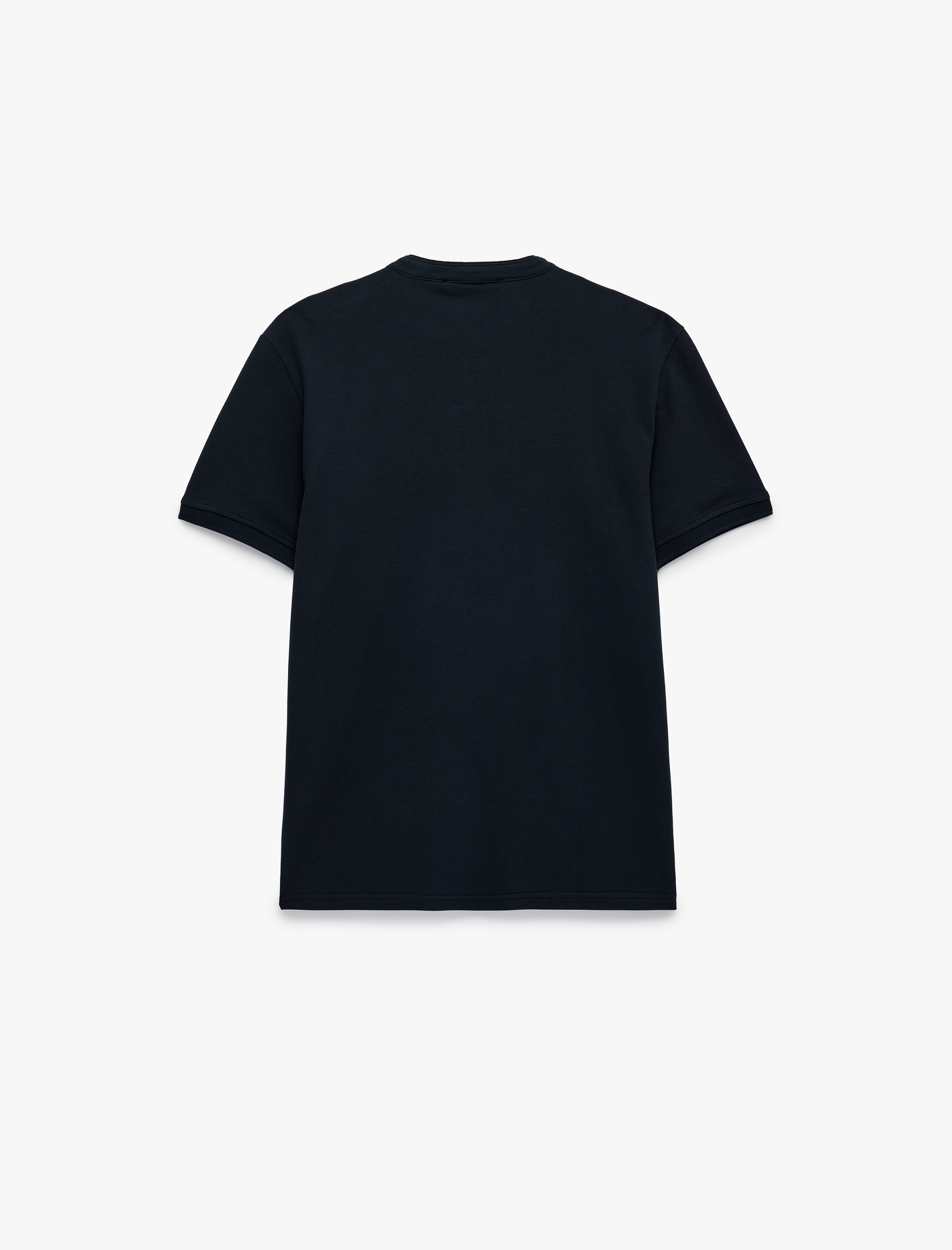   Regular Fit Pamuklu Düğmeli Kısa Kollu Henley Yaka Tişört
