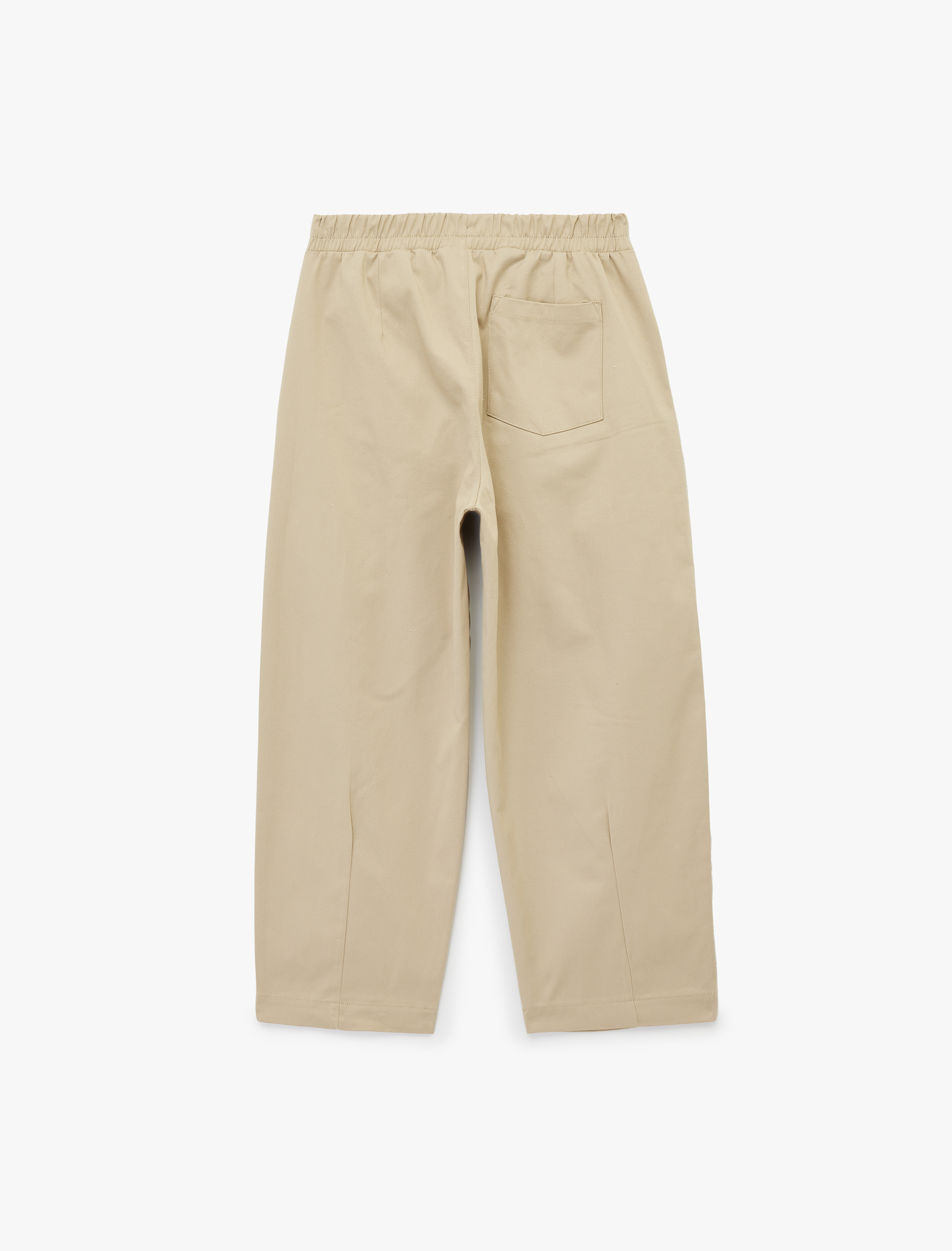  Erkek Çocuk Pileli Pamuklu Oversize Gabardin Kumaş Pantolon