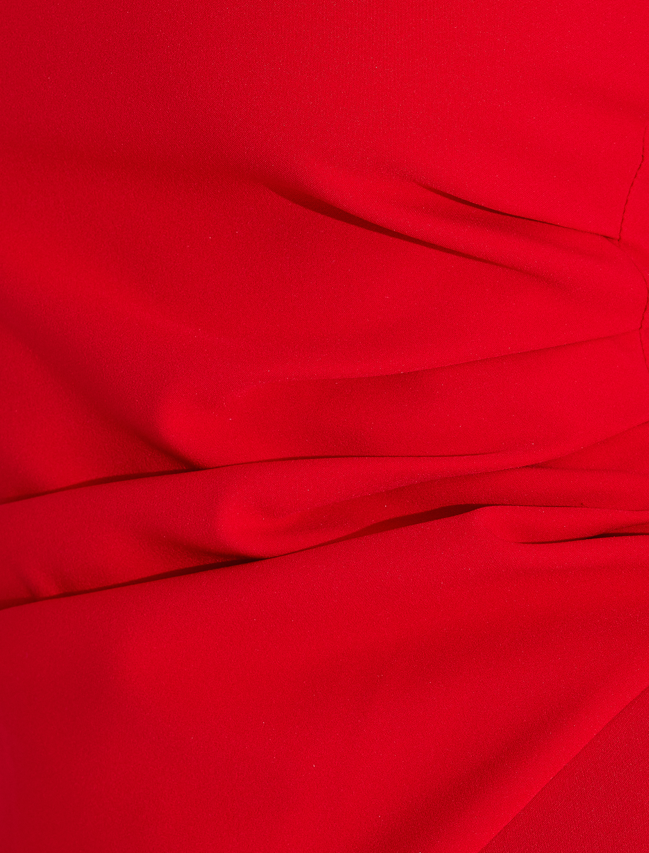   Asimetrik Drape Detaylı Straplez Üst