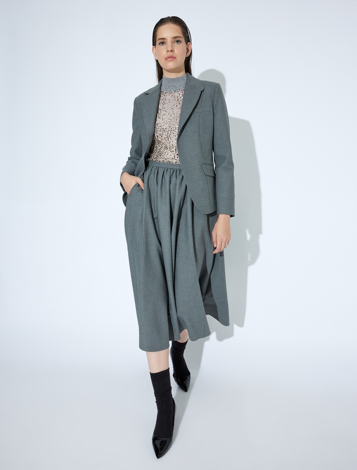  Cepli Kruvaze Regular Fit Blazer Ceket