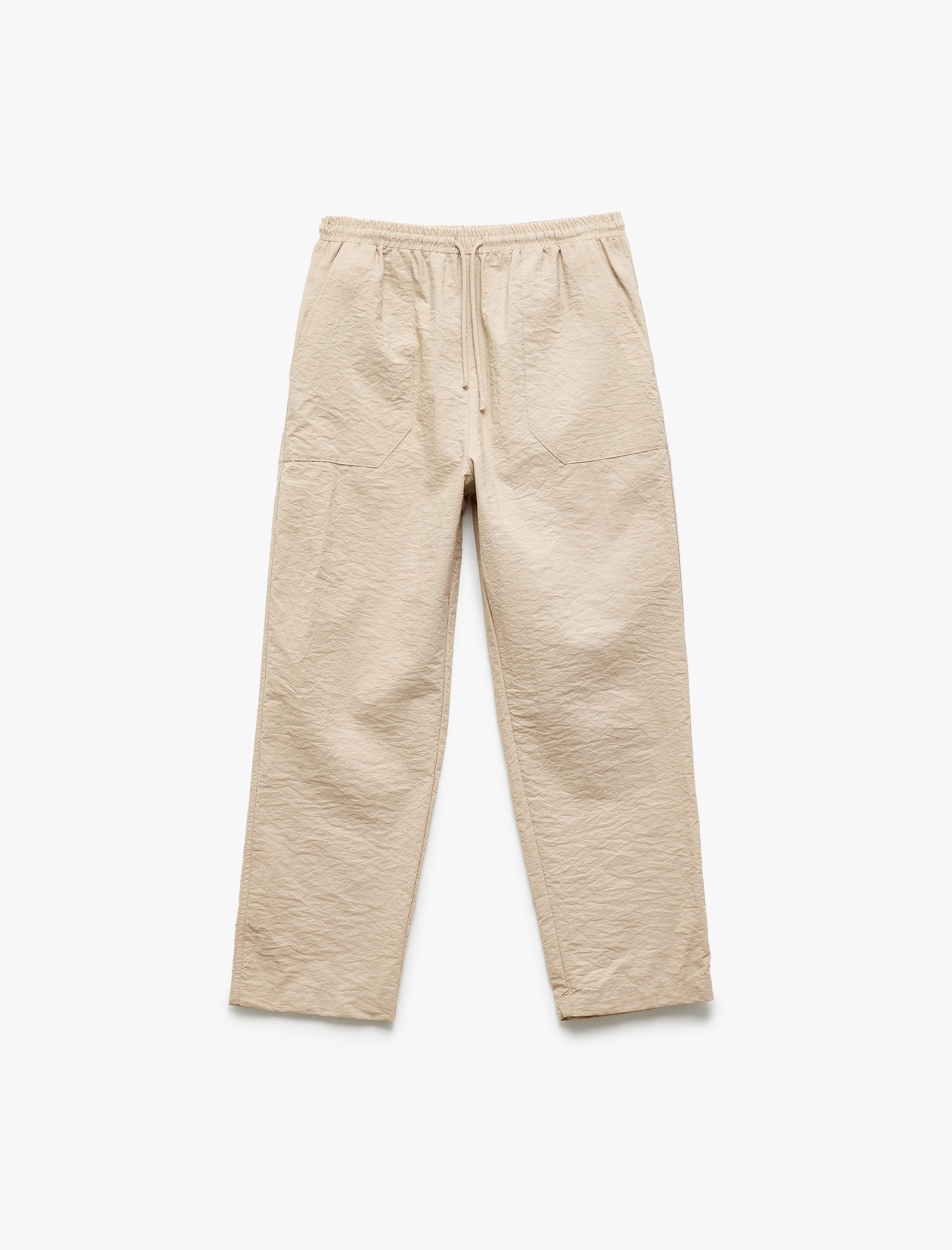   Beli Bağlamalı Cepli Balon Form Pantolon