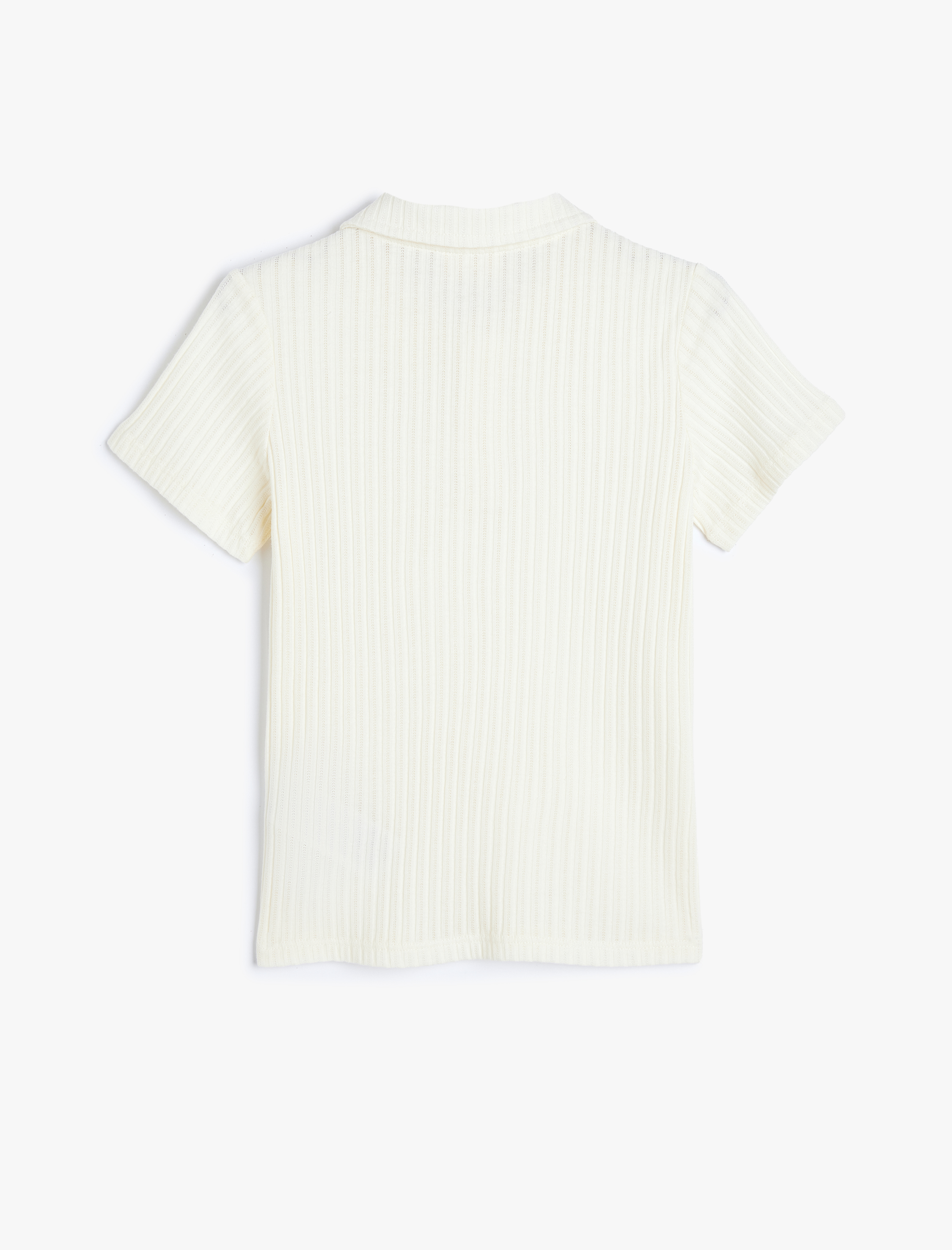  Erkek Çocuk Kısa Kollu Pamuklu Basic Polo Yaka Tişört