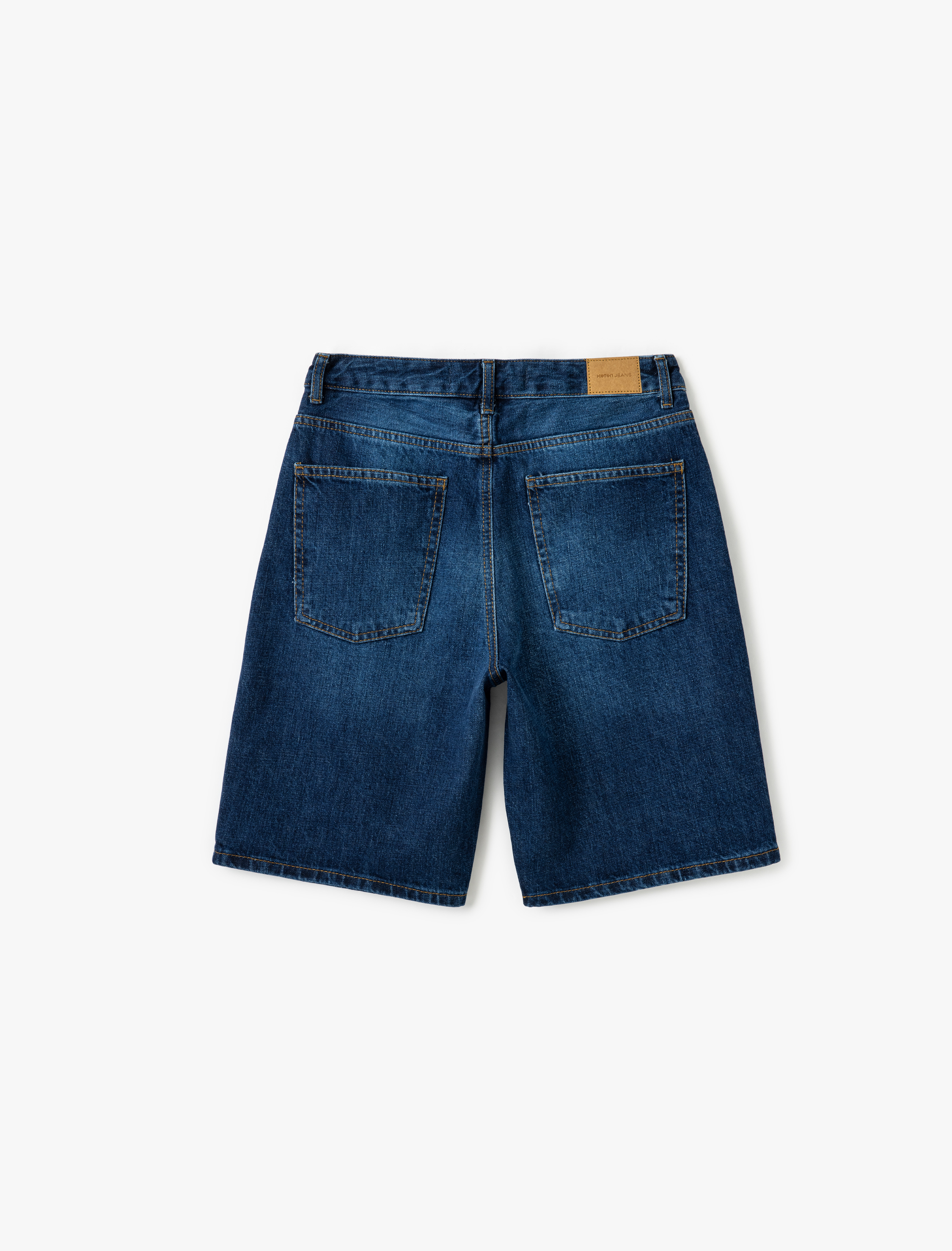   Rahat Kesim Normal Bel Denim Şort