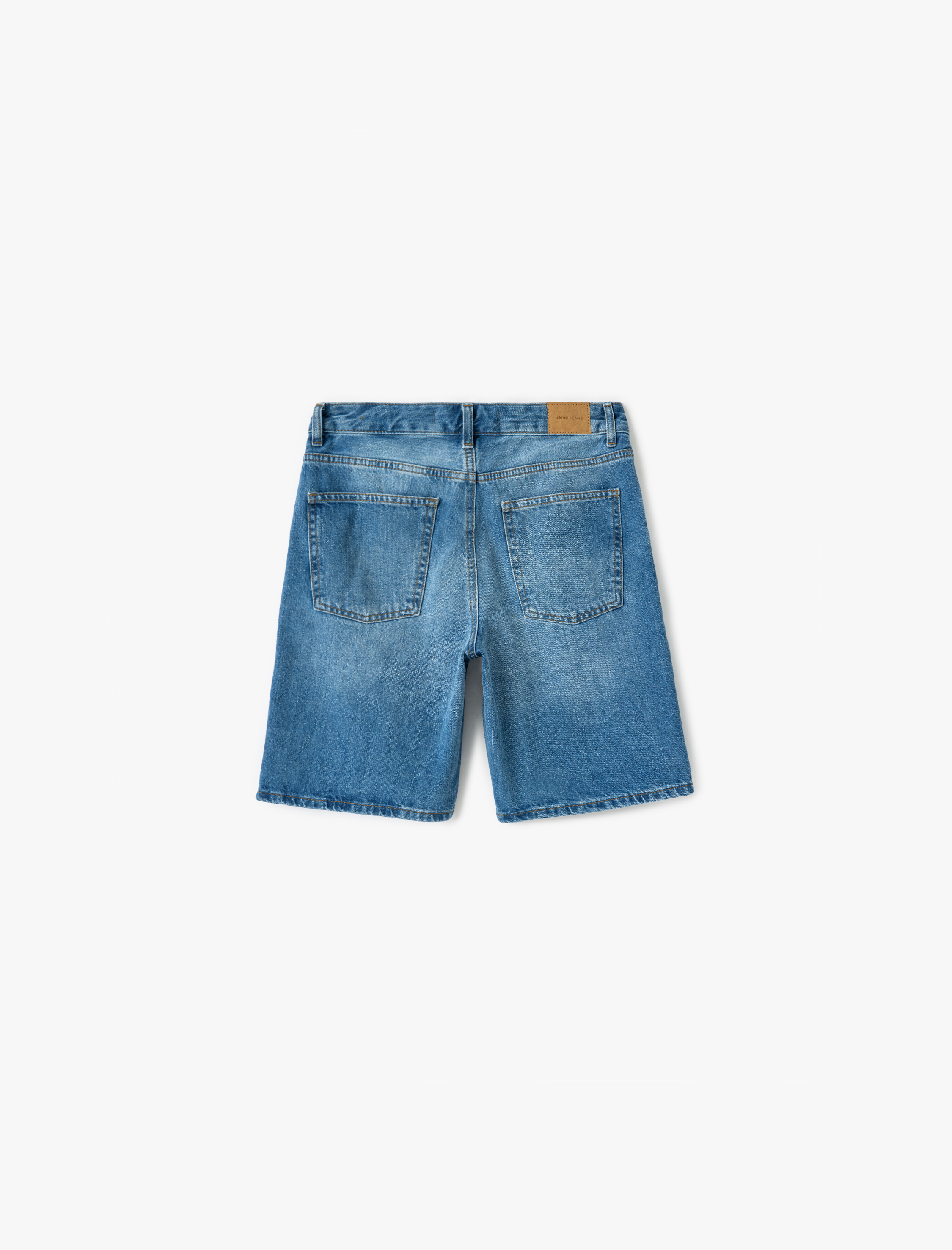  Rahat Kesim Normal Bel Denim Şort