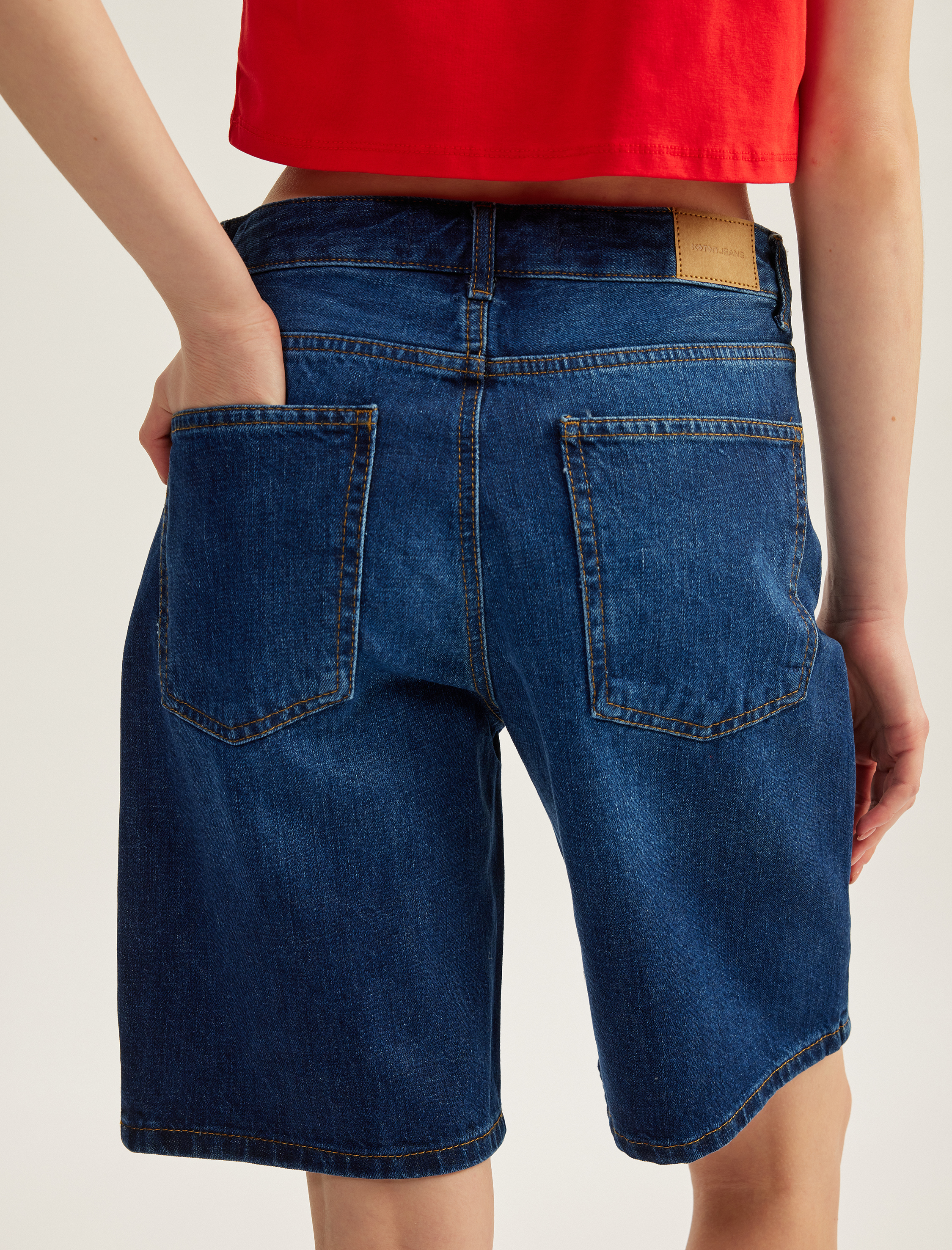   Rahat Kesim Normal Bel Denim Şort