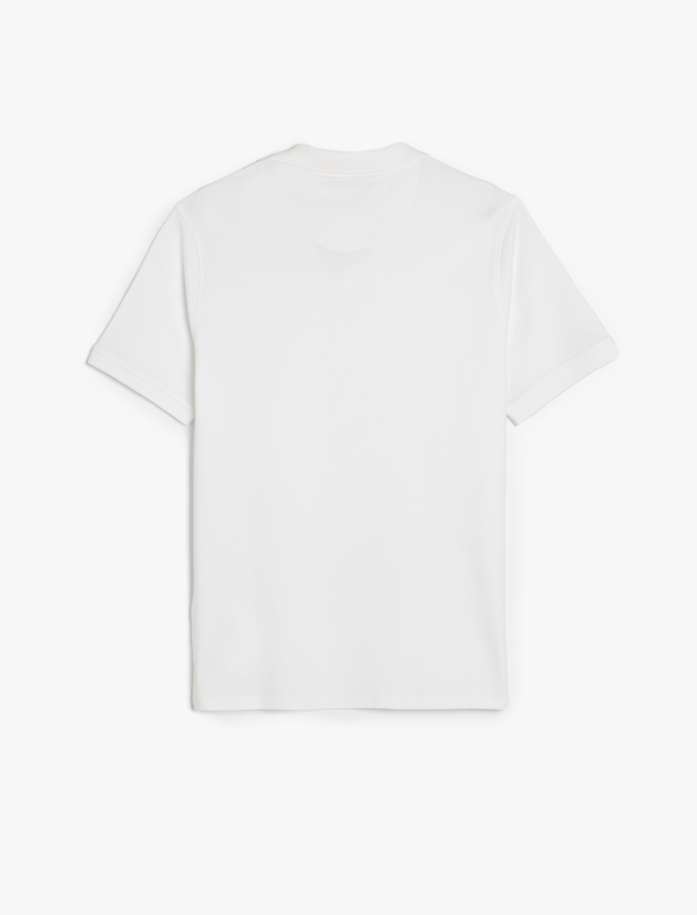   Pamuklu Pike Kumaş Kısa Kollu Regular Fit V Yaka Polo Tişört