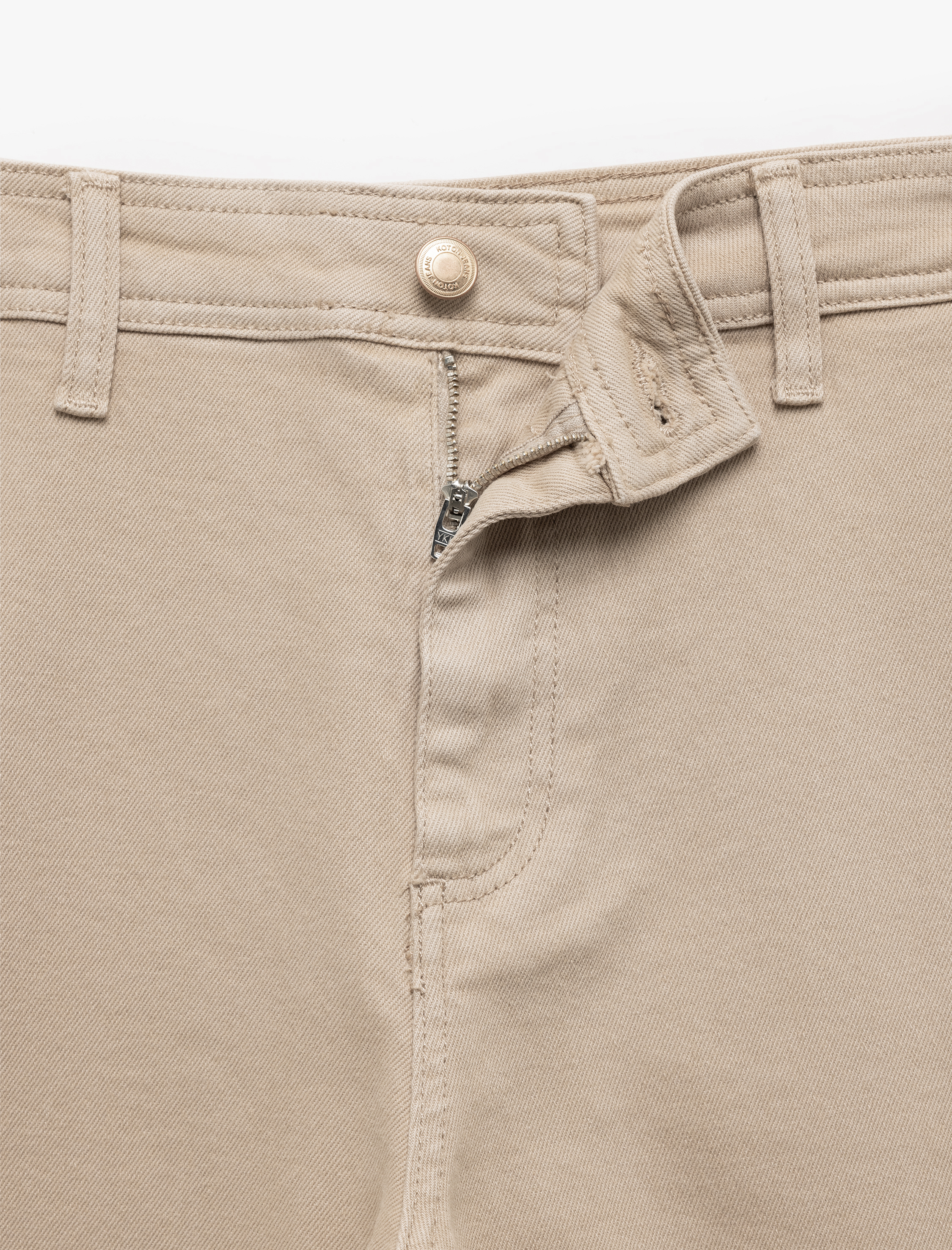   Pamuklu Geniş Kalıp Cepli Düğmeli Crop Geniş Paça Denim Pantolon - Culotte Jean