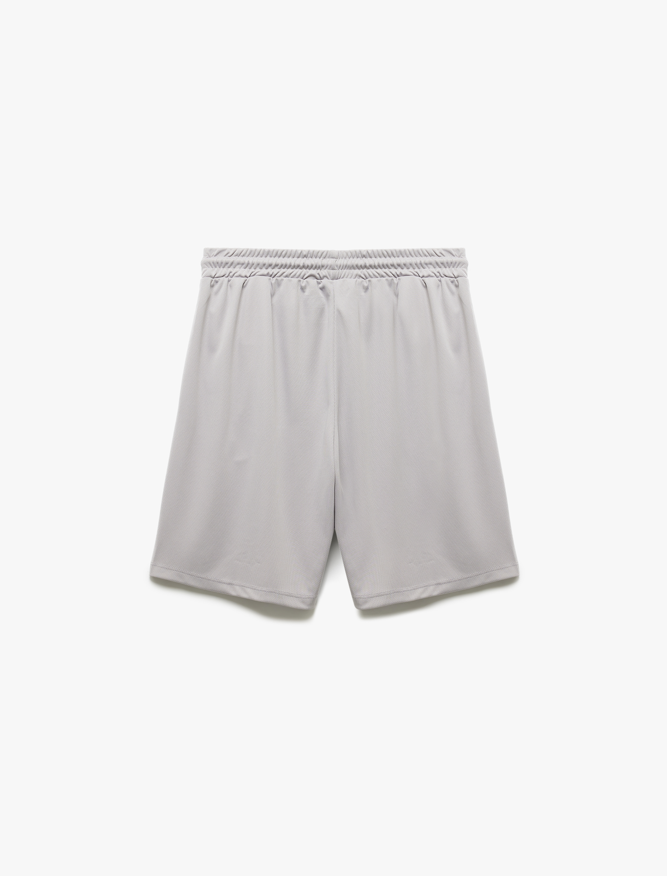   Beli Bağcıklı Baskılı Cep Detaylı Oversize Spor Şort