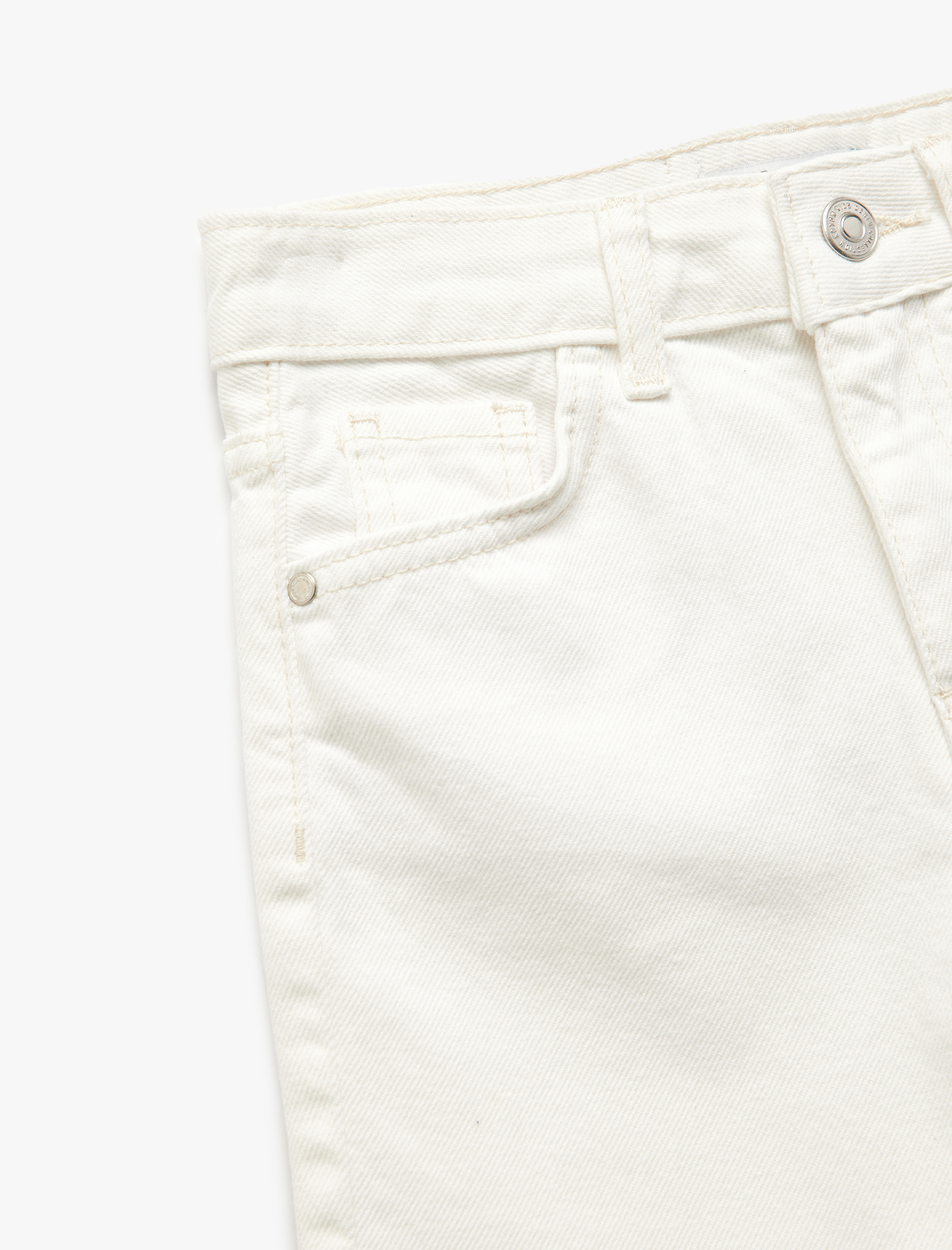  Erkek Çocuk Pamuklu Ayarlanabilir Lastikli Cepli Denim Şort