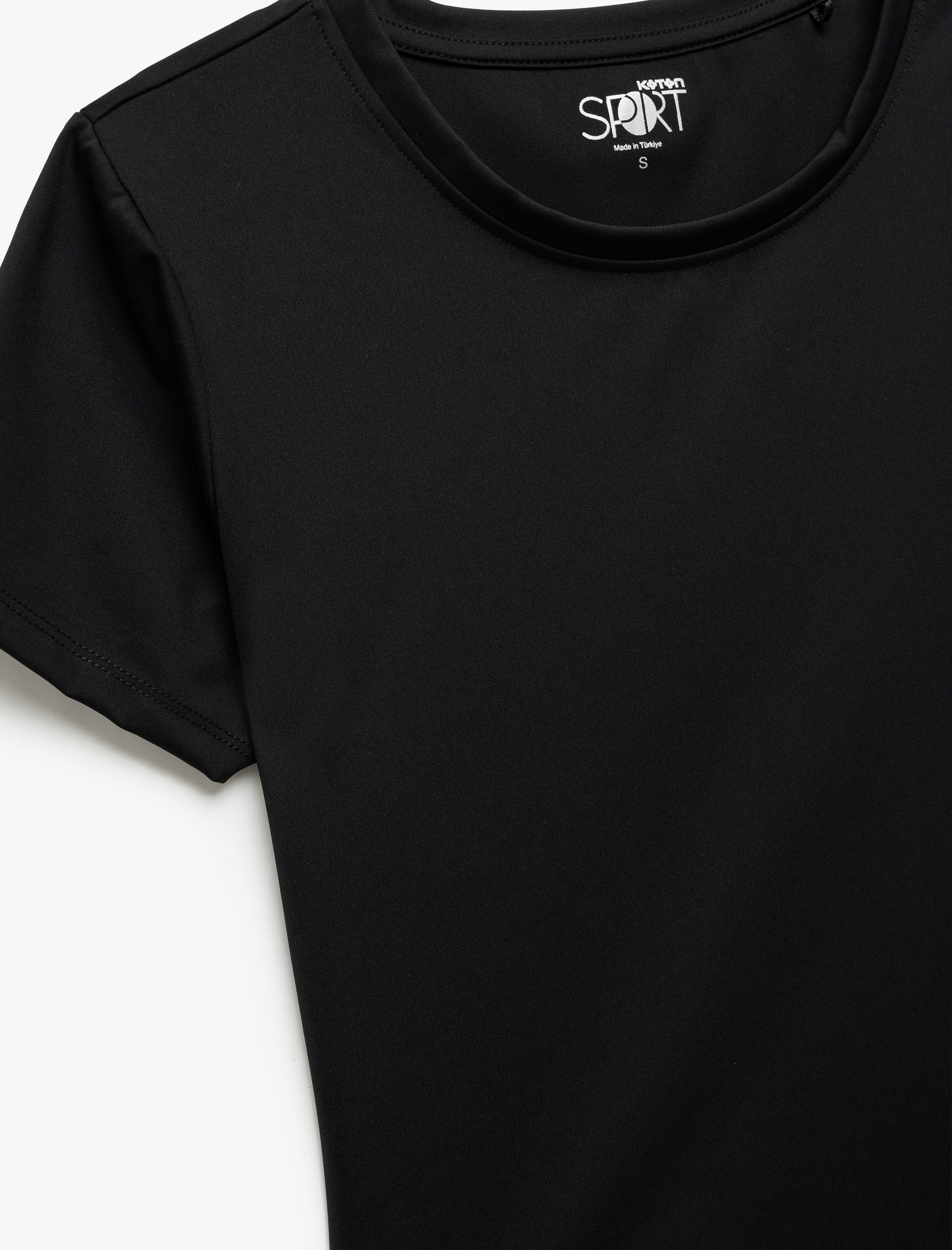   Bisiklet Yaka Slim Fit Kısa Kollu İnterlok Spor Tişört