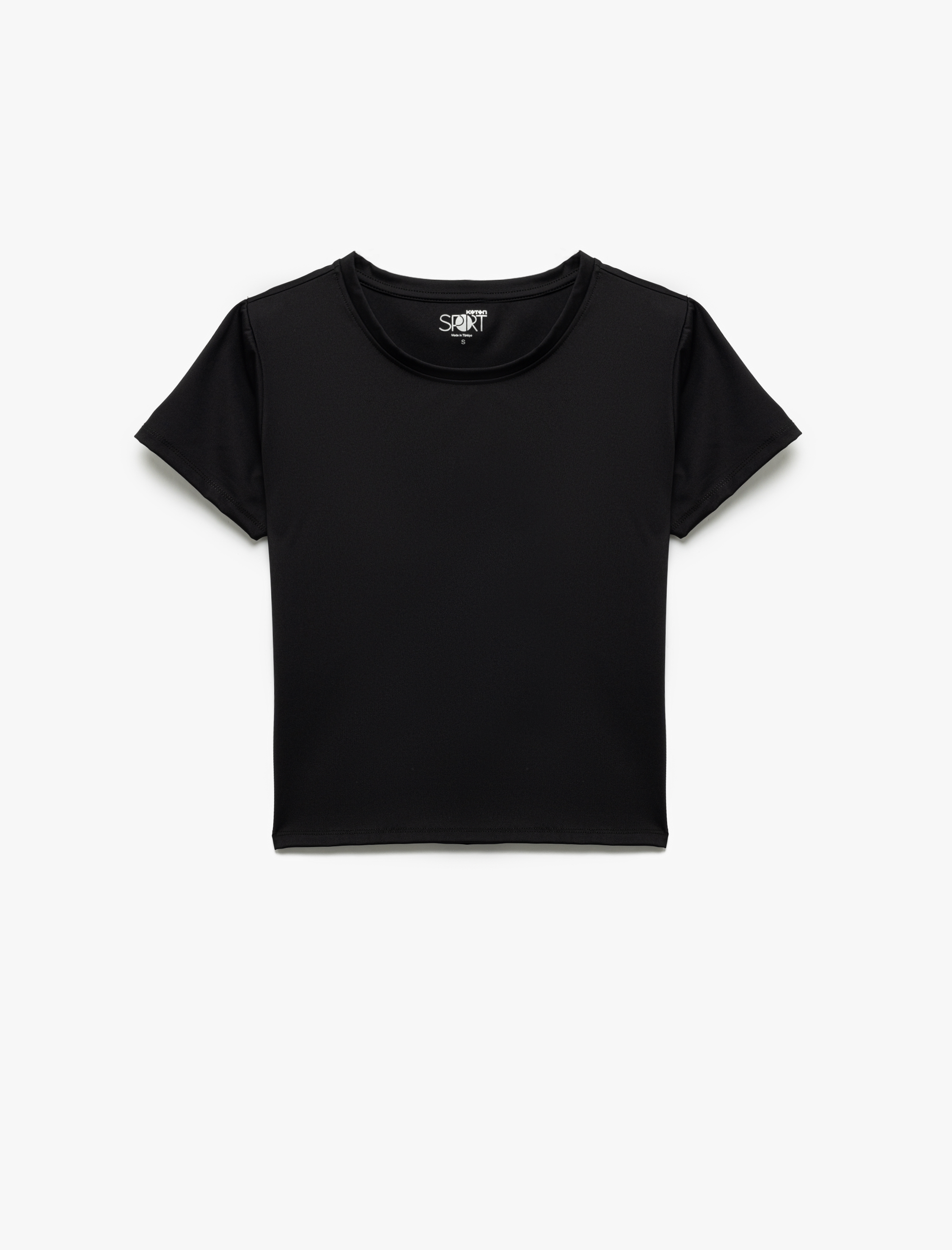   Bisiklet Yaka Slim Fit Kısa Kollu İnterlok Spor Tişört