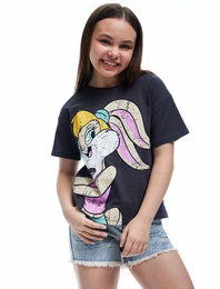 Pamuklu Lola Bunny Lisanslı Baskılı Kısa Kollu Tişört