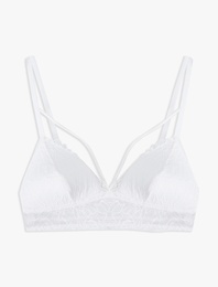 Dantel Detaylı Balensiz Dolgusuz Bralet Sütyen