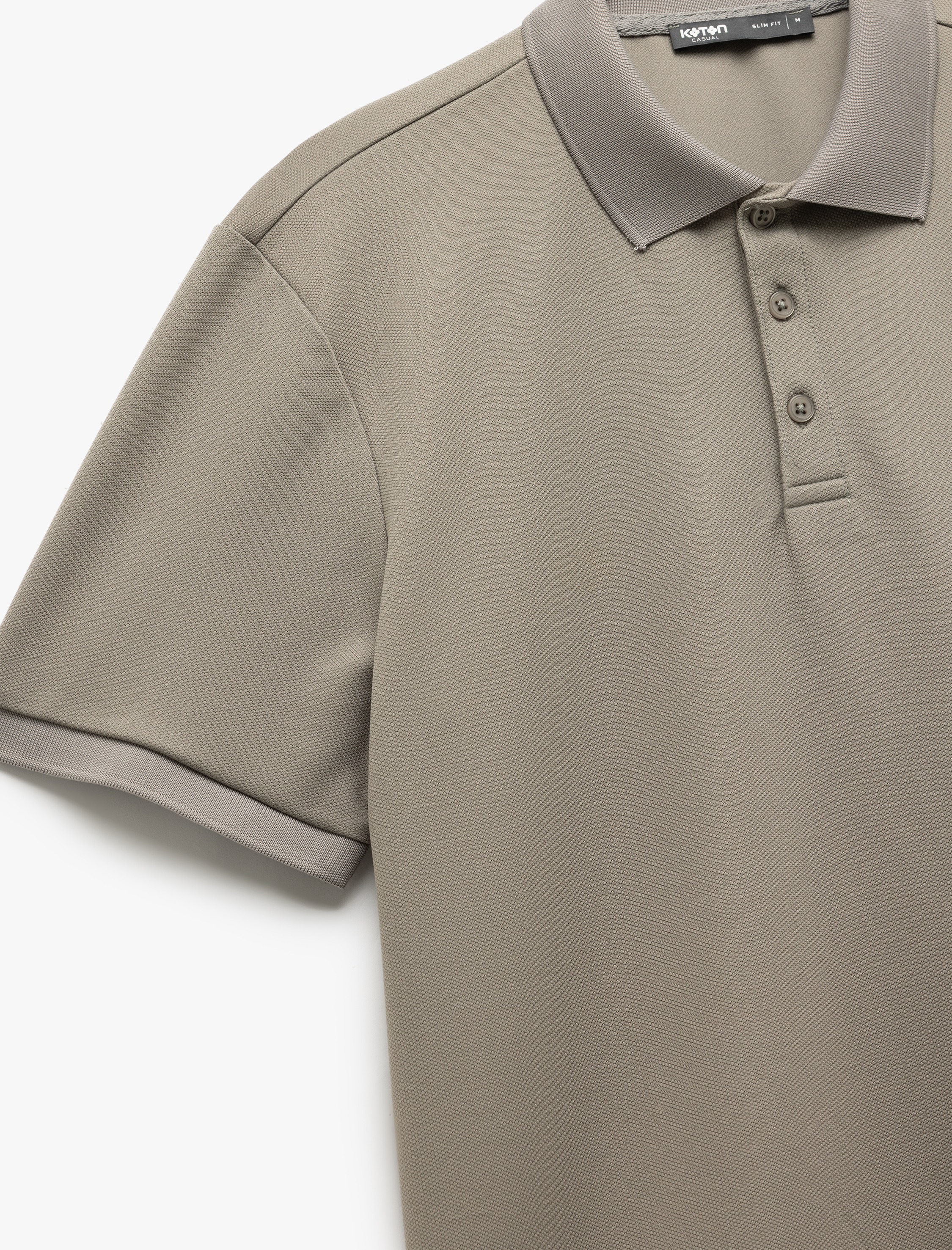   Pike Kumaş Kısa Kollu Slim Fit Polo Yaka Tişört