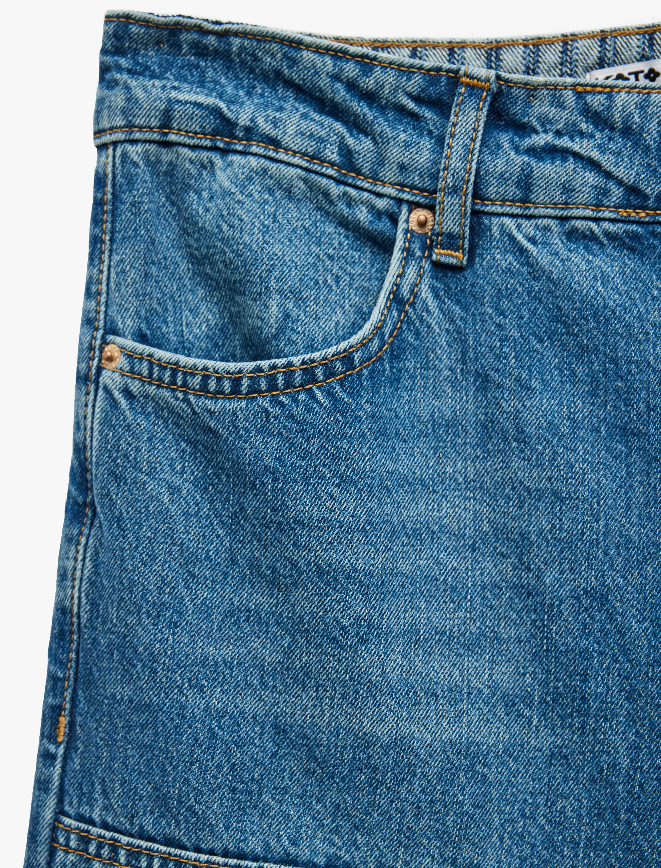   Pamuklu Düz Kesim Düz Paça Jean Pantolon - Carpenter Jean