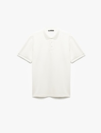 Pike Kumaş Kısa Kollu Slim Fit Polo Yaka Tişört