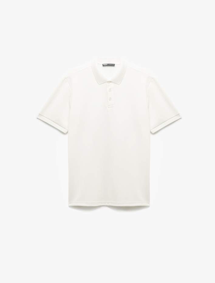  Pike Kumaş Kısa Kollu Slim Fit Polo Yaka Tişört