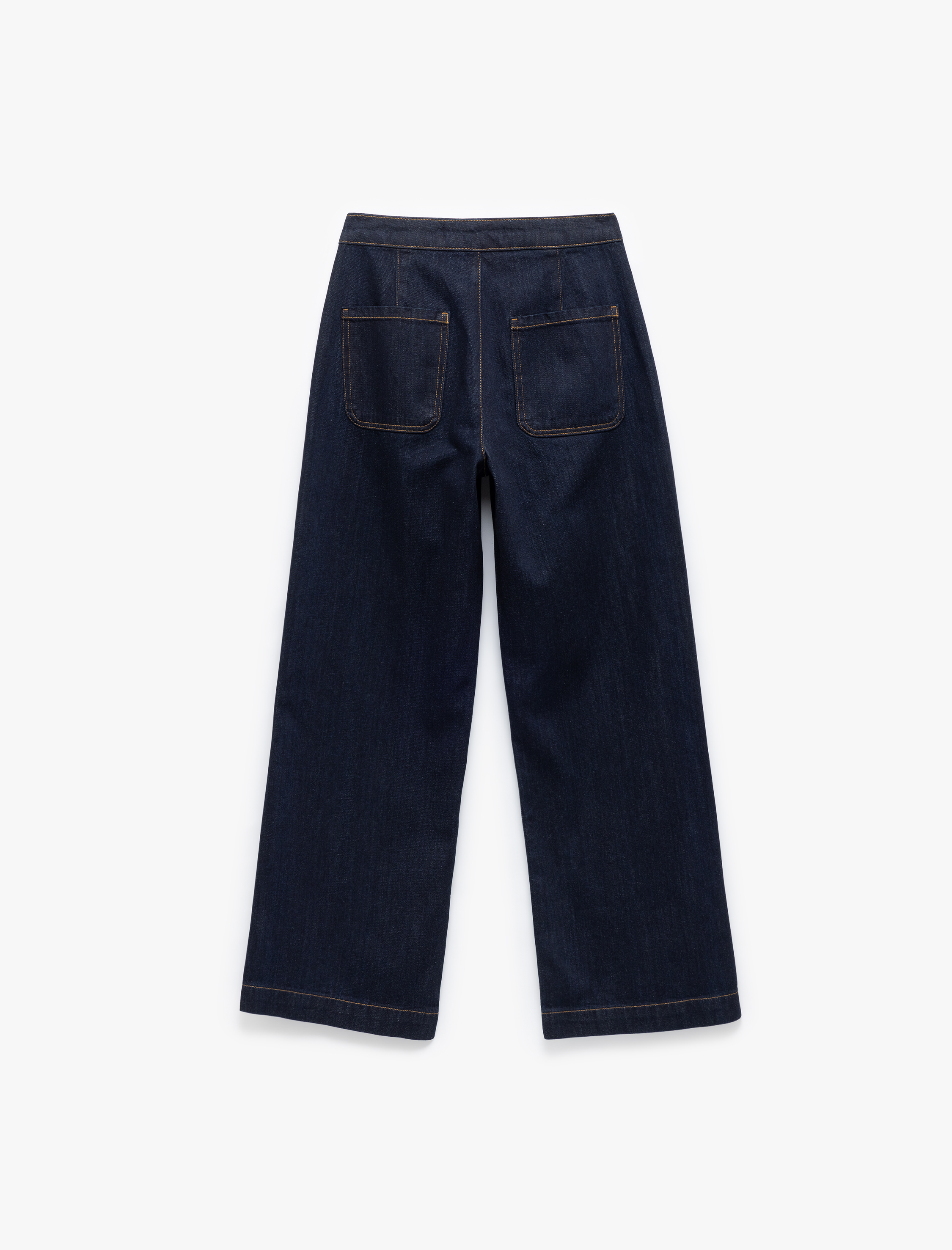   Koton X Sima Tarkan - Düğme Detaylı Standart Bel Geniş Paça Jean Pantolon -  Wide Leg Jeans