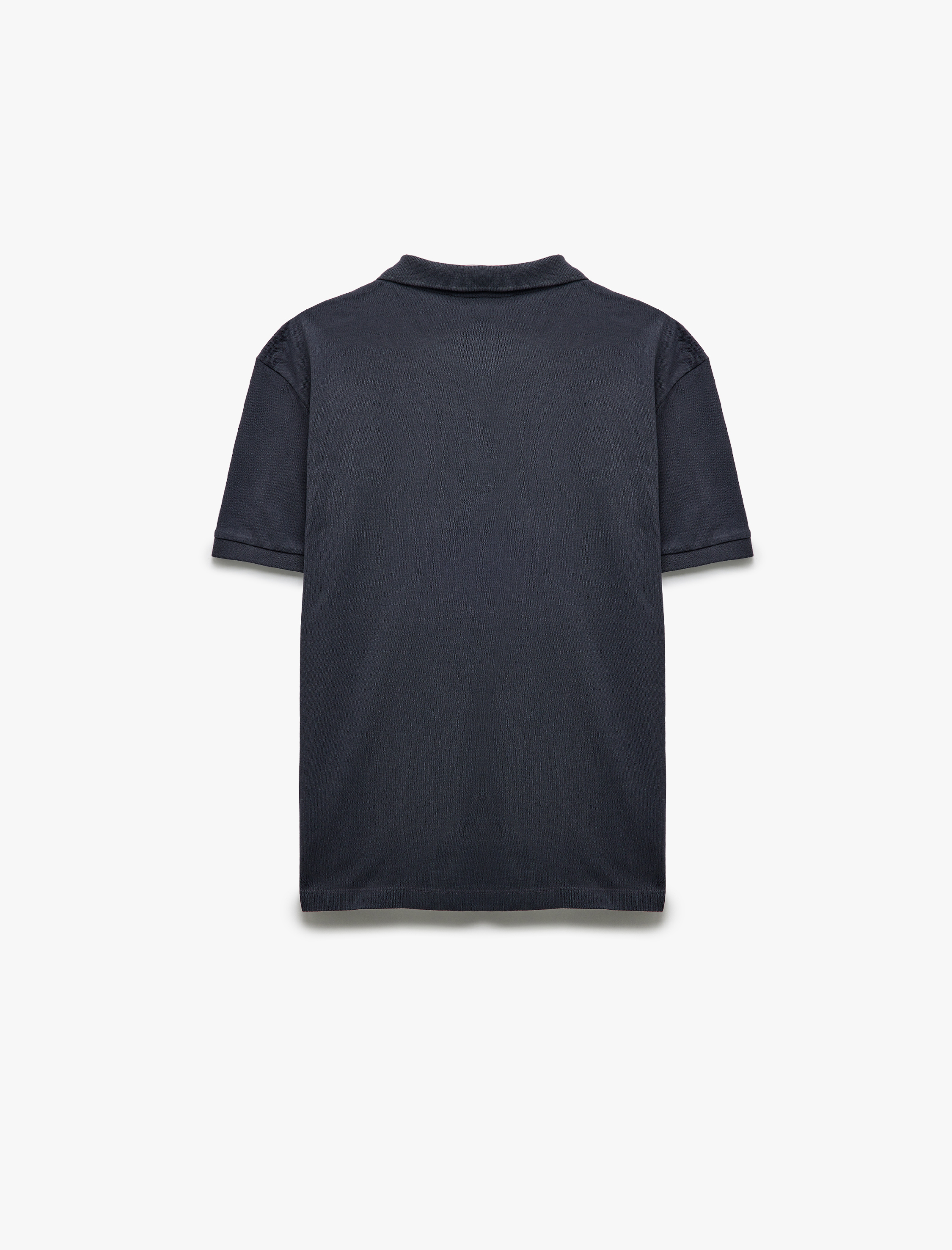   Kısa Kollu Pamuklu Pike Kumaş Polo Yaka Slim Fit Tişört
