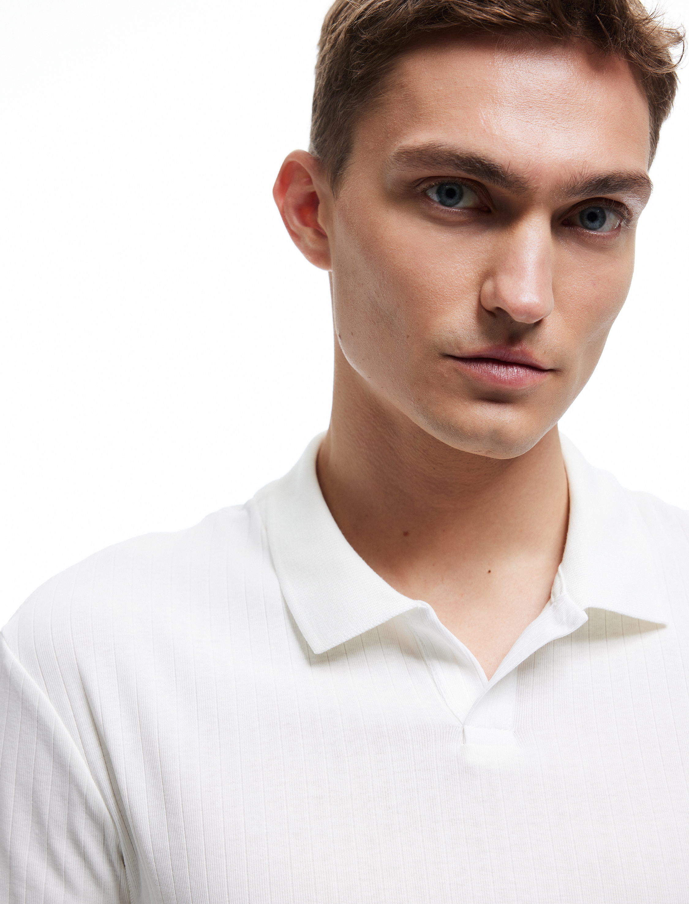   Kısa Kollu Pamuklu Slim Fit Polo Yaka Tişört