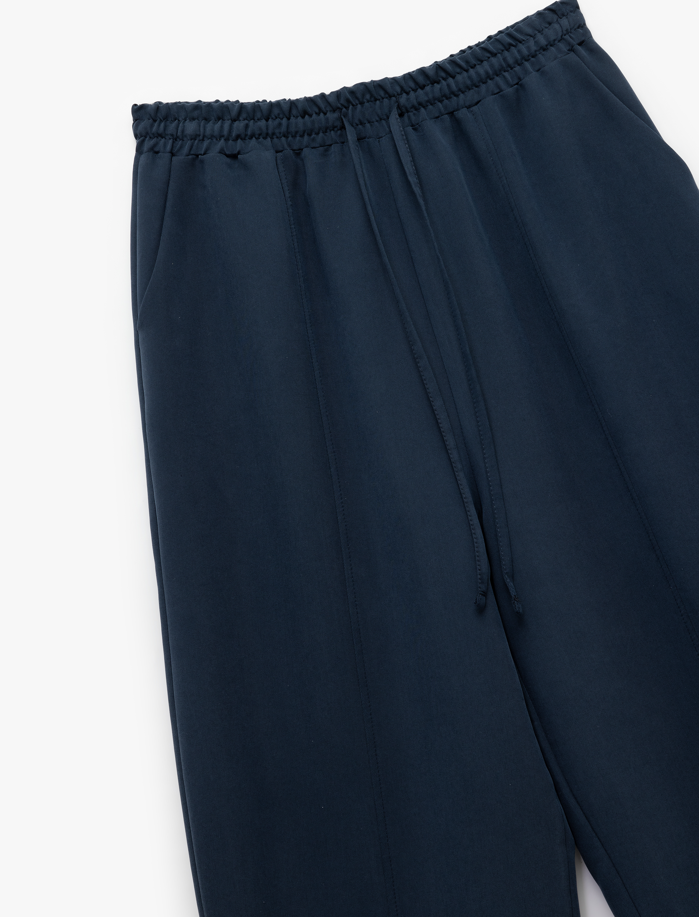   Modal Kumaş Beli Lastikli Bağlamalı Cepli Balon Fit Pantolon
